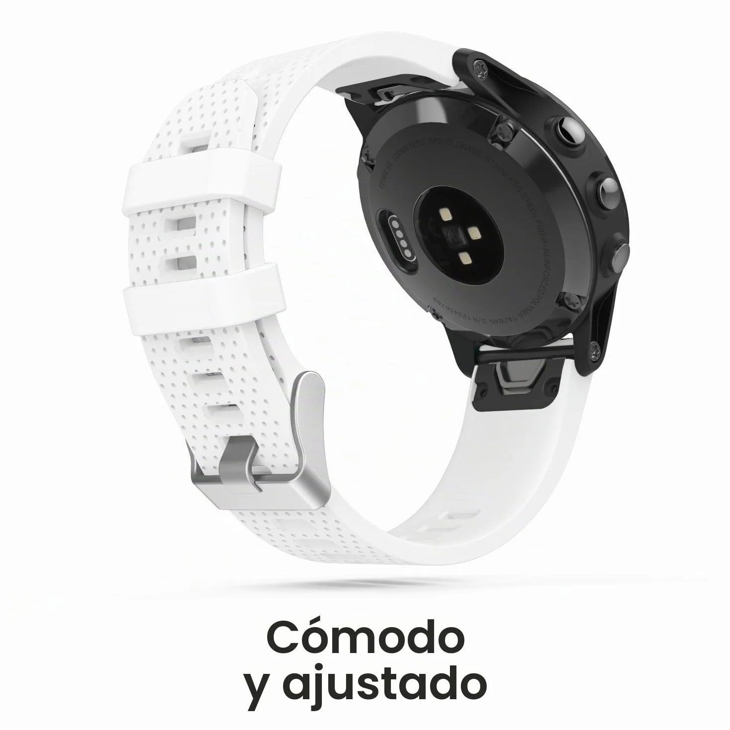 MoKo Correa de Reloj Compatible con Garmin Fenix 7S 20mm Quick Fit Pulsera Deportiva Silicona