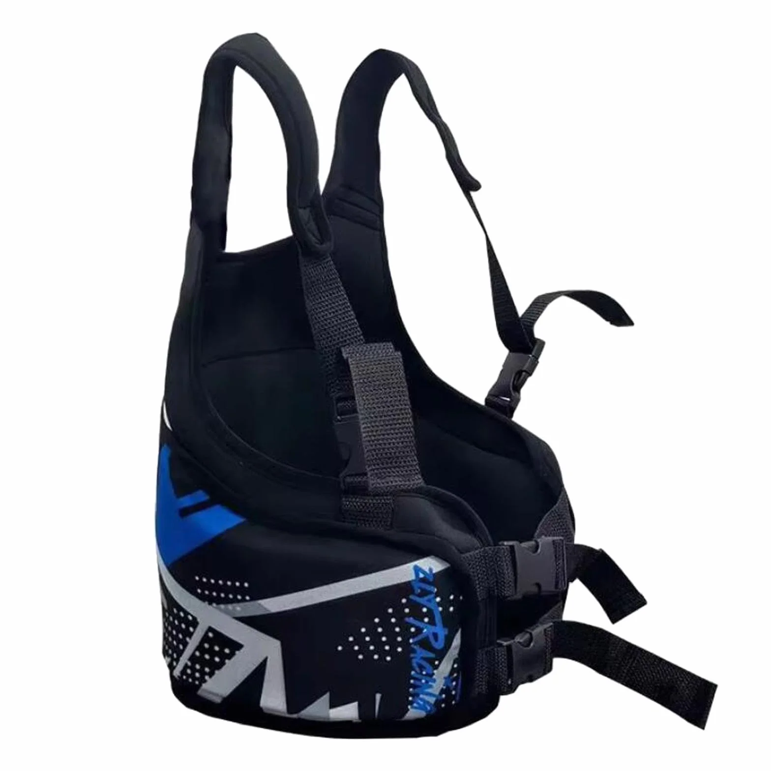 Protector de Costillas para Karting Chaleco Ajustable Transpirable Adulto Azul