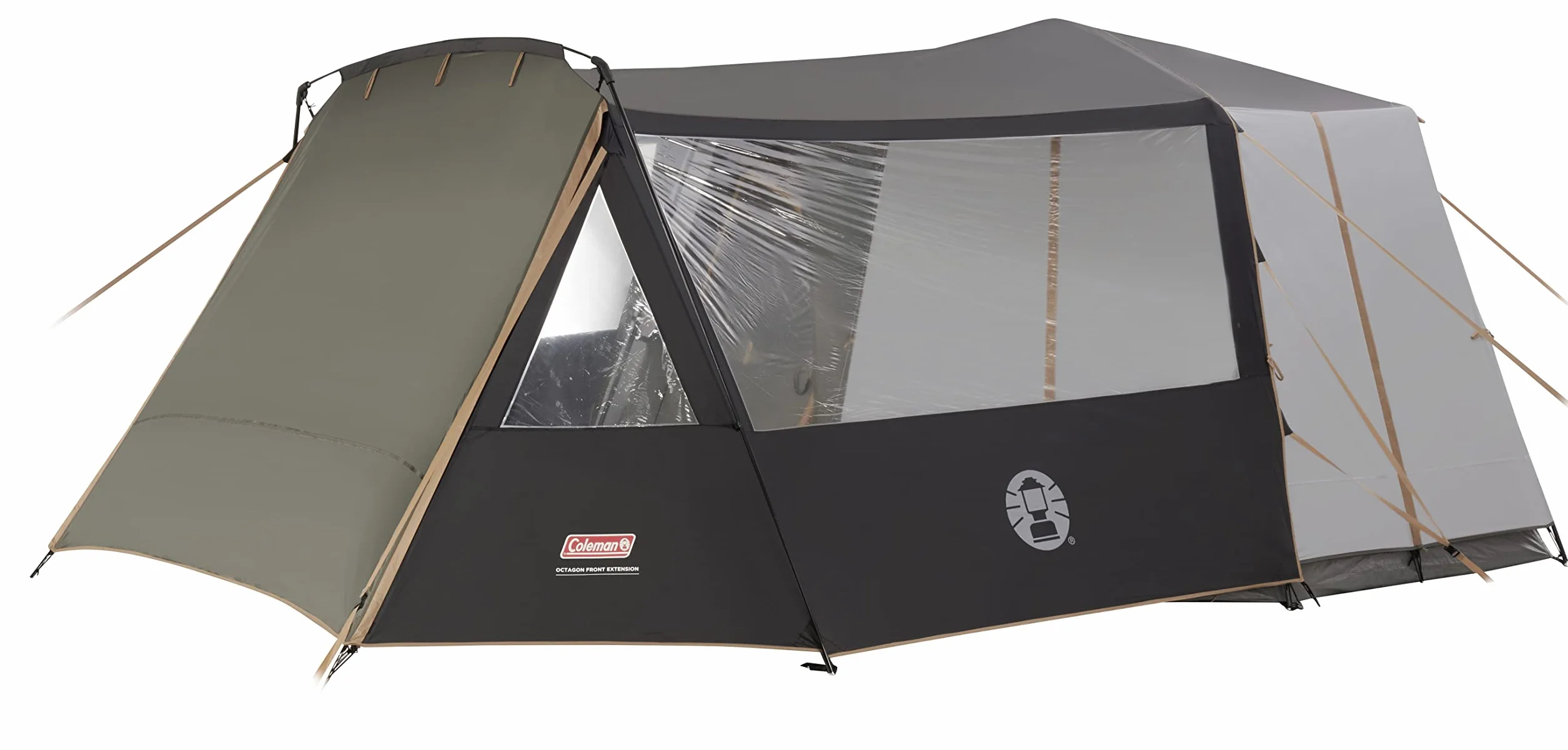 Coleman Extensión Frontal Octagon 8, toldo para Todos los Modelos Octagon 8, construcción Robusta de Varillas de Acero, Espacio para Mesa y Sillas
