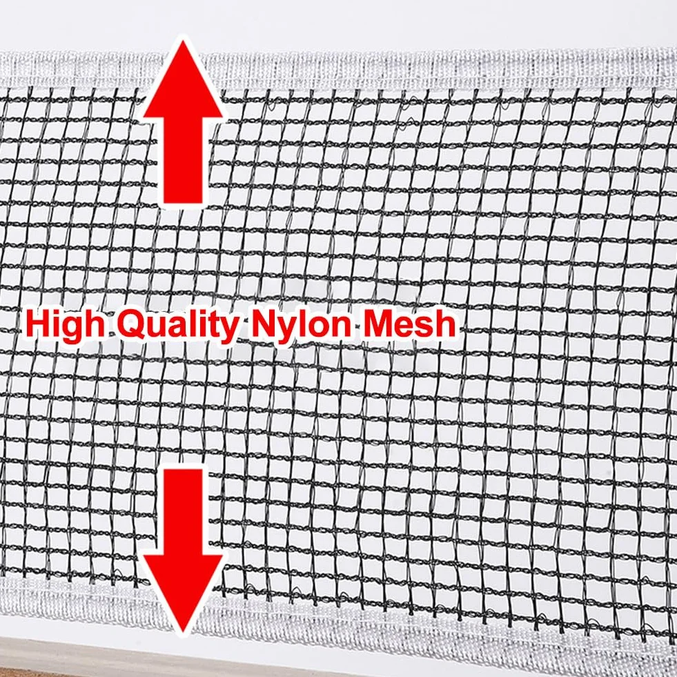 Ping Pong Net Retráctil Portátil 165 cm con Bolas