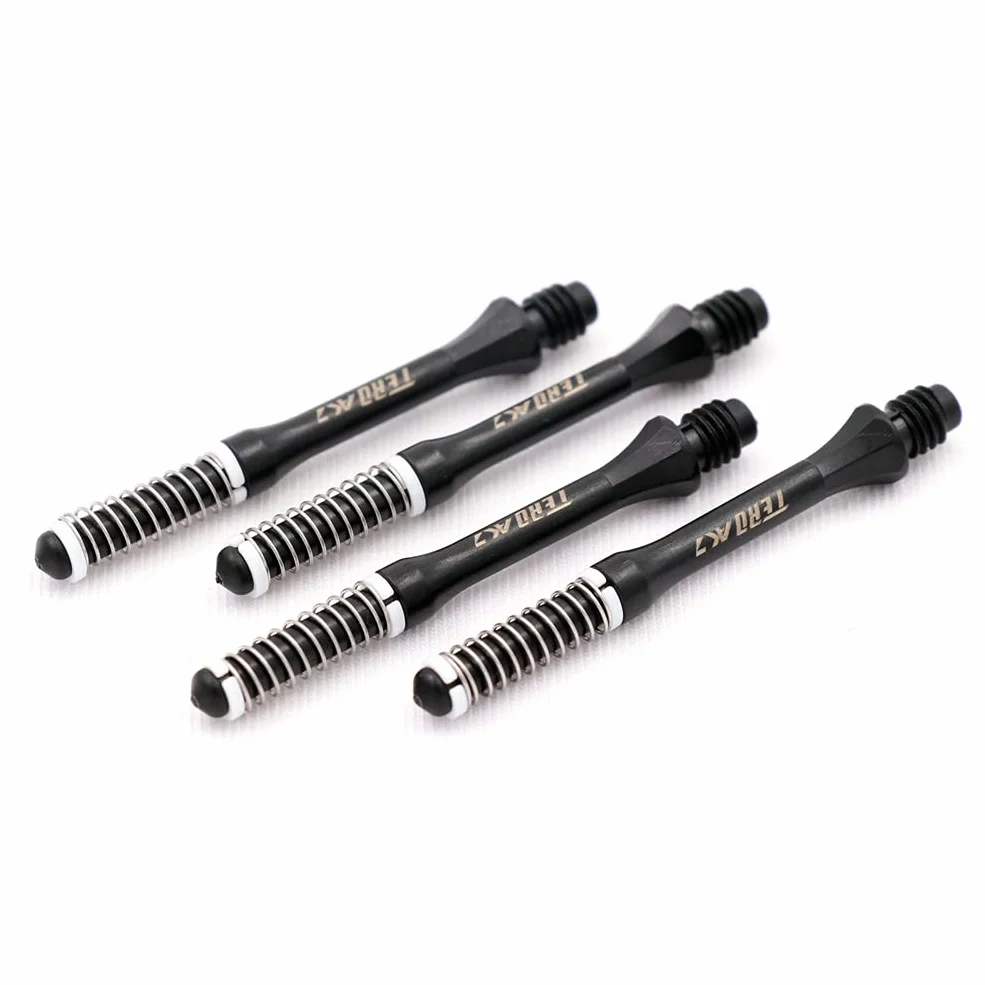 CUESOUL TERO AK7 Flechas de Dardos Telescopio de Resorte Incorporado para Flechas de Punta de Acero y Flechas de Punta Suave, Juego de 4 Piezas