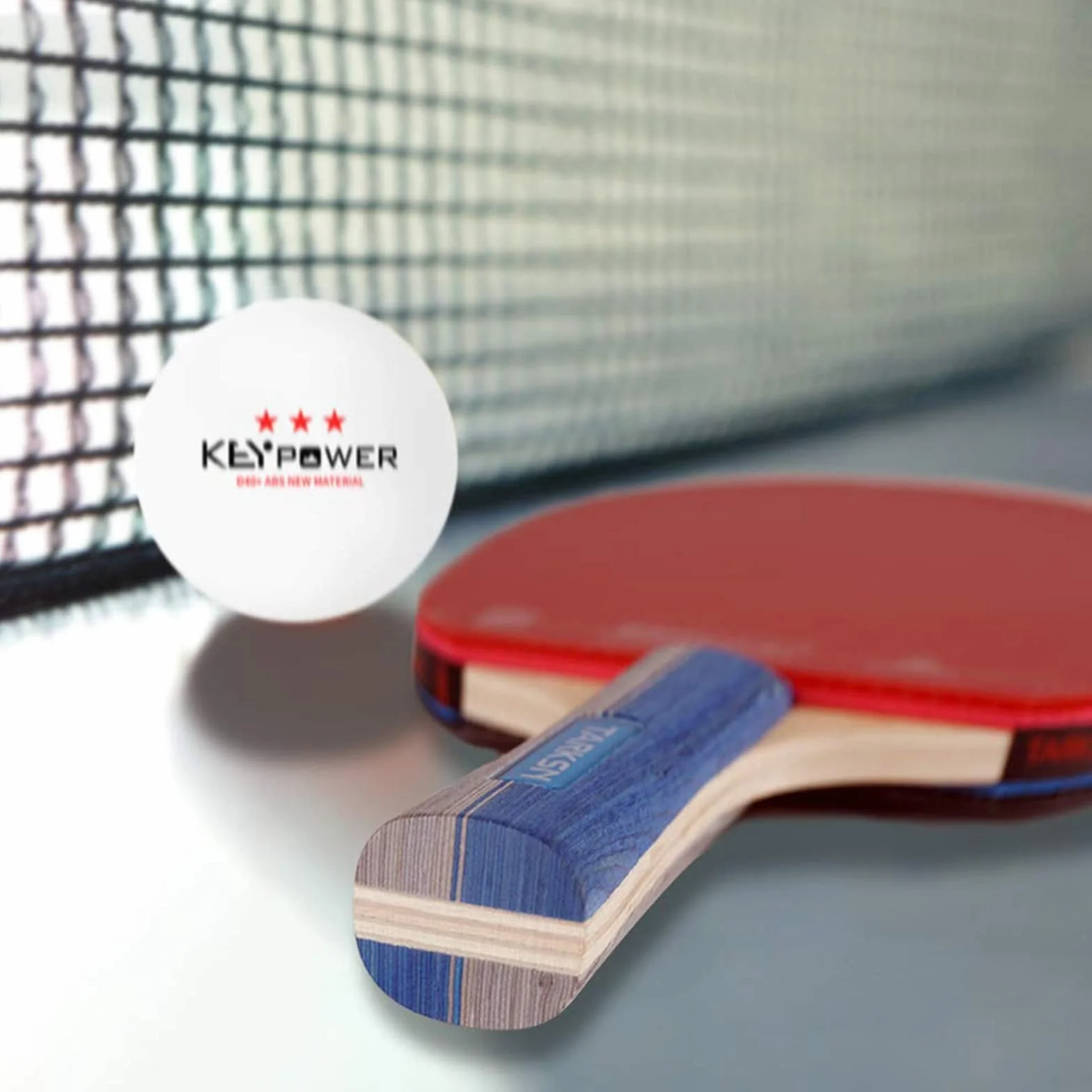 K40+ pelotas de ping pong ABS 3 estrellas 100 unidades