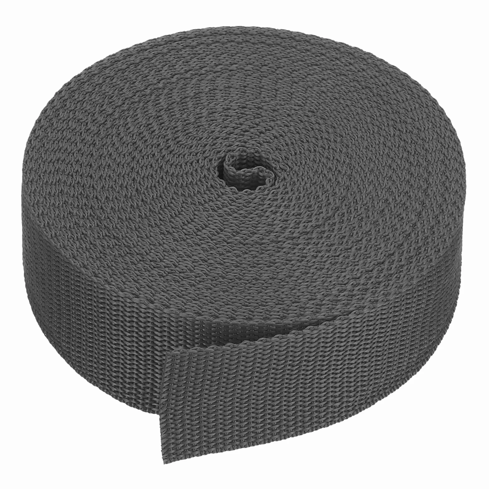 PATIKIL Cinta de Polipropileno 10 Yardas 1.5" Rollo Resistente para Sillas Exteriores Escalada DIY Artesanía Gris Oscuro