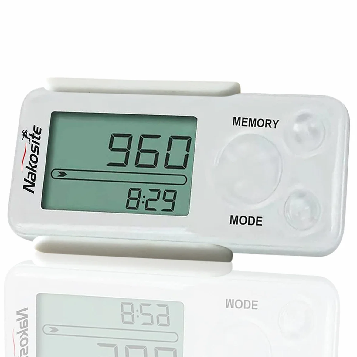PEDI2433-NVW – Mejor Podometro 3D Cuenta Pasos para Mujer Hombre o niño, Contador de Pasos y calorias, Distancia, Clip, Correa. Sin Bluetooth