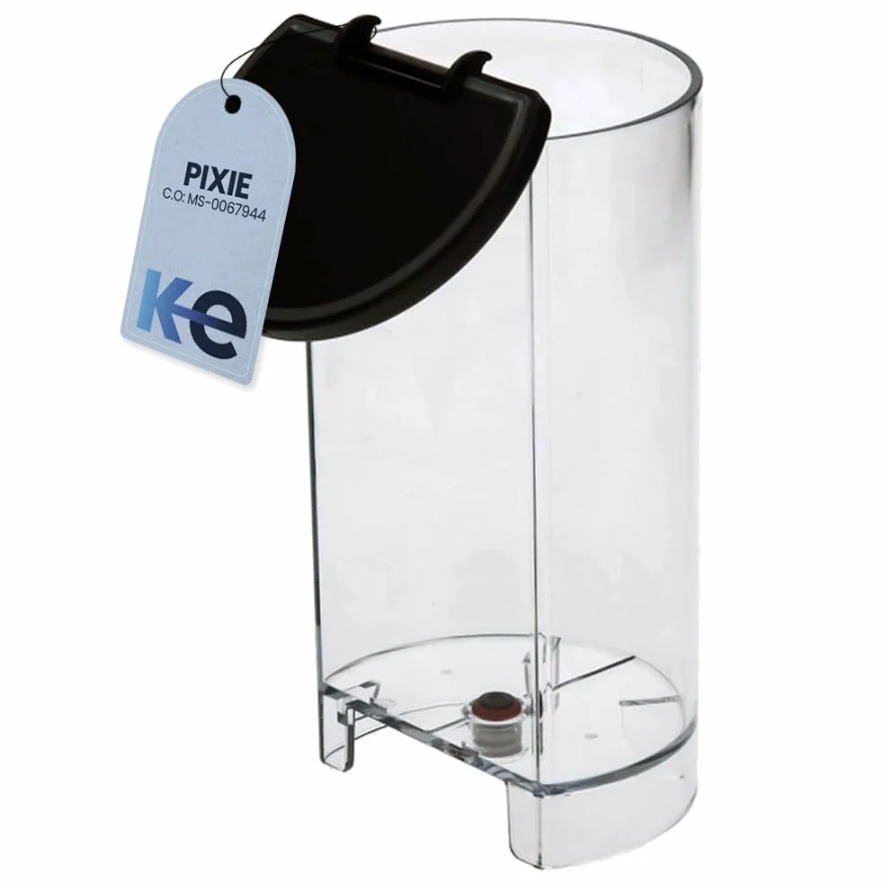 Anakel Home Repuesto Depósito Agua Cafetera MS-0067944 Compatible con Cafetera Nespresso Pixie XN3005, XN3006, XN3008 | Tanque de Agua, Plástico Resistente, Incluye Tapadera, 0.7L