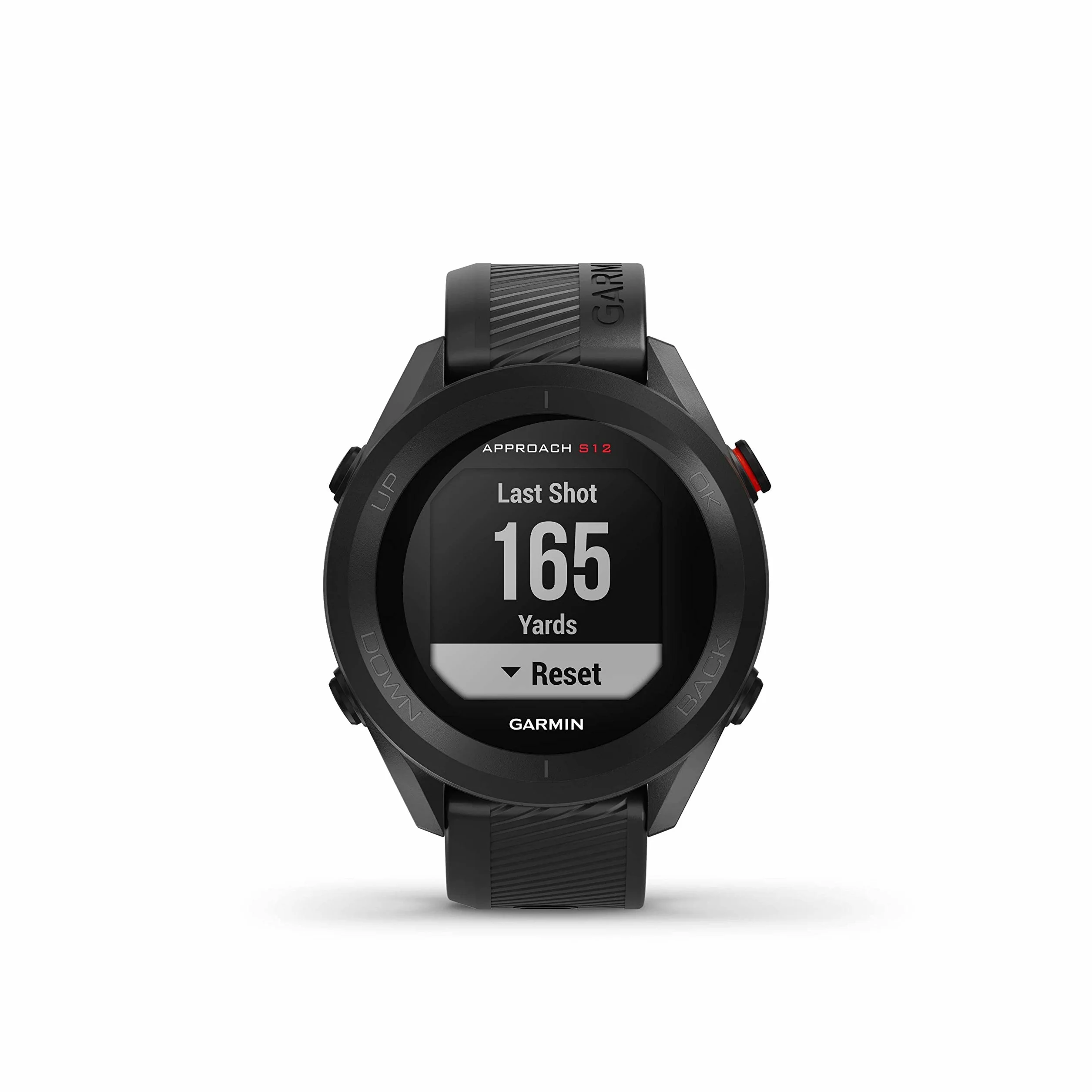 Garmin Approach S12 Reloj Golf Campos Mundiales Bluetooth Resistente Agua Negro Reacondicionado