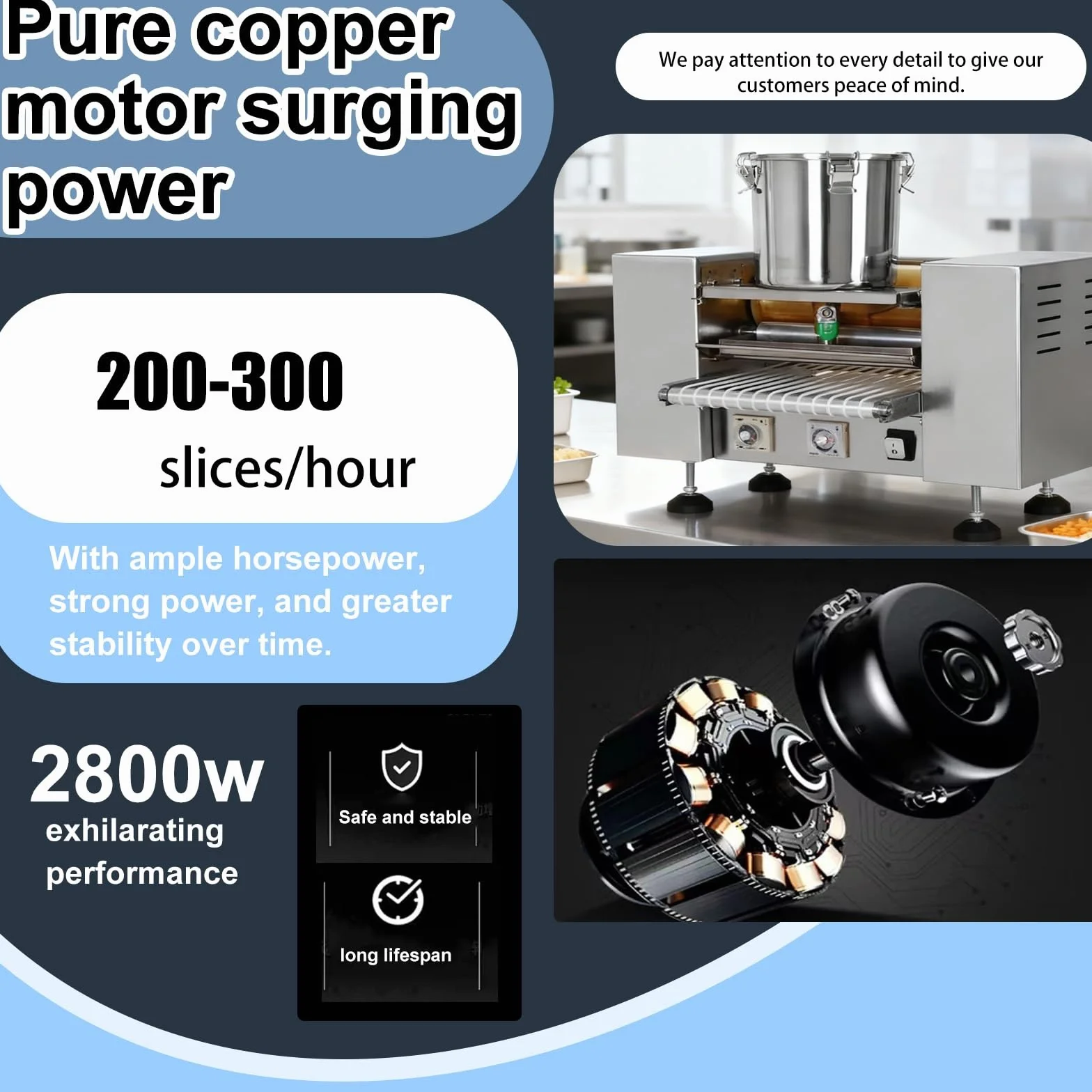 Commercial Crepe Maker 2800W, Acero Inoxidable 304 Máquina De Crepes Automática, De Dosificación De Masa, Producción Intensiva Para Restaurante Y Buffet(9in)