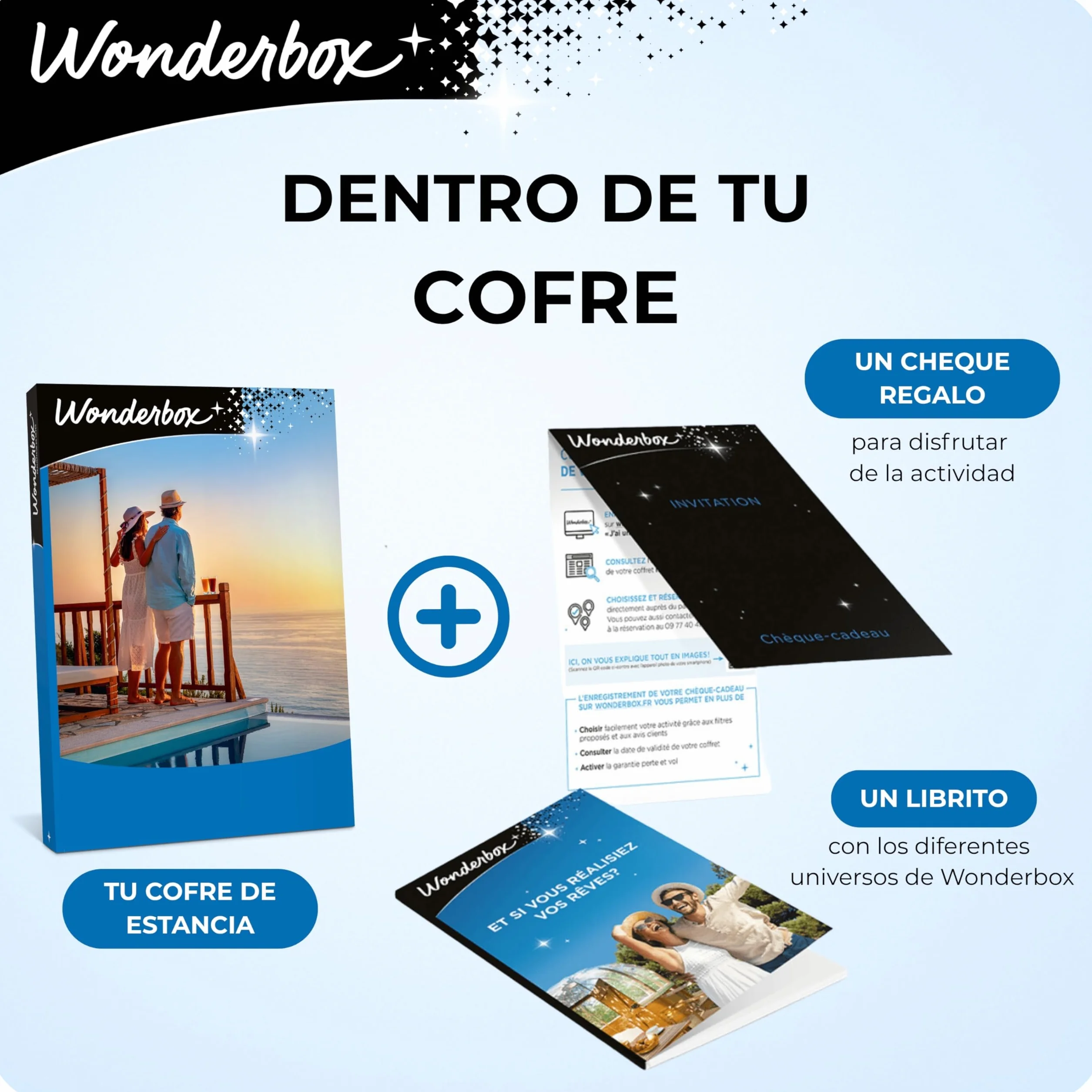 WONDERBOX Caja Regalo - DOS DÍAS EN FAMILIA - 820 estancias inolvidables para cuatro personas