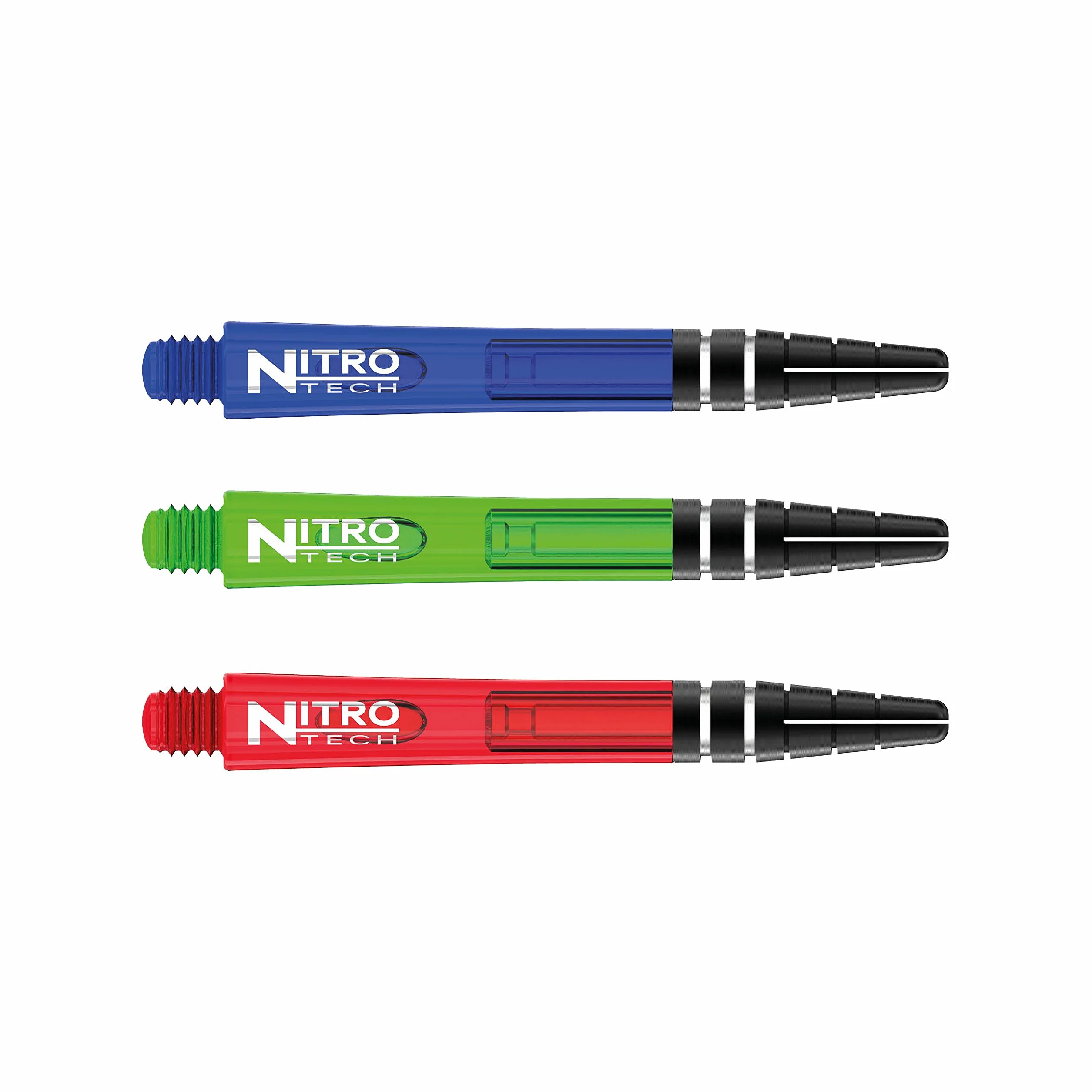 RED DRAGON Nitrotech Ejes de Dardos el Medio Multipack 2-3 Juegos por Paquete (9 Ejes en Total)