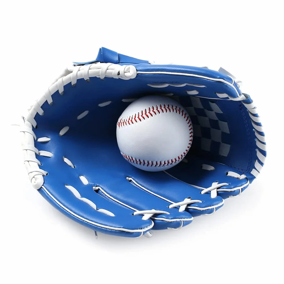 Guantes de béisbol para niños adolescentes adultos mano izquierda entrenamiento