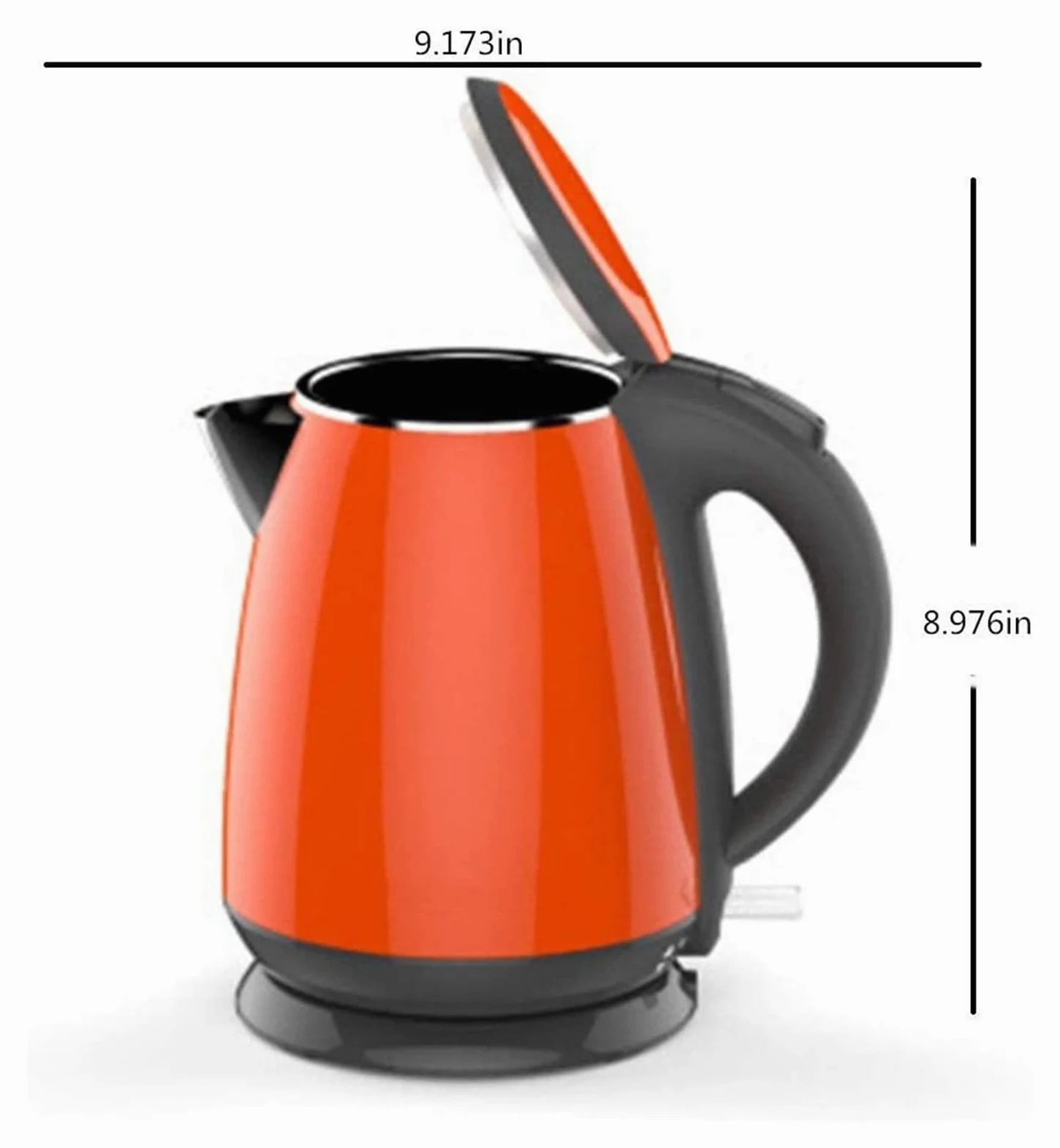 Hervidor eléctrico de café de preparación rápida de cerámica, hervidor de Agua con Silbato, autoapagado de ebullición, Termo de Temperatura Constante con autoprotección Seca antiquemaduras