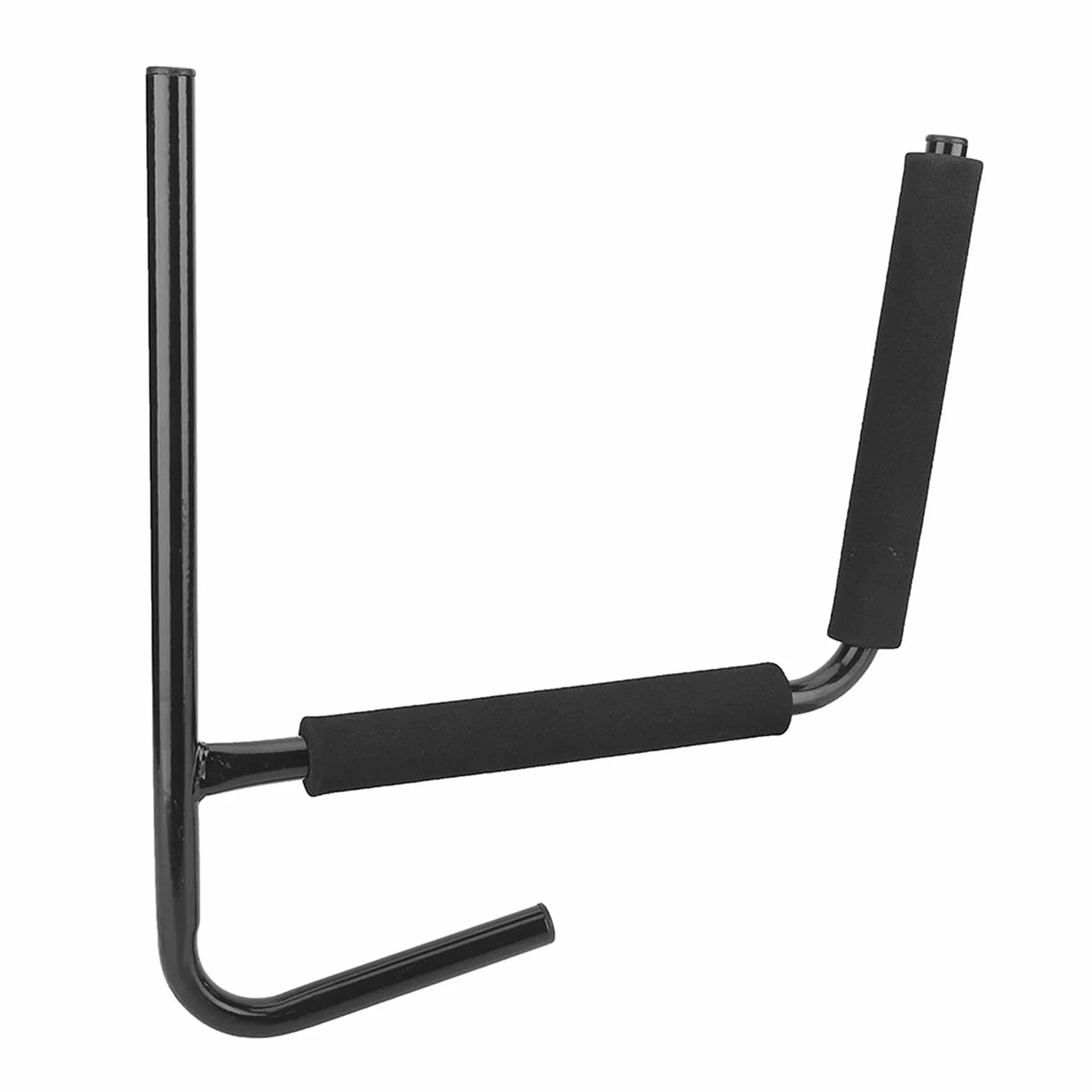 Soporte de Pared para Kayak y Canoa, 2 Piezas, Negro, Capacidad de Carga 70 kg