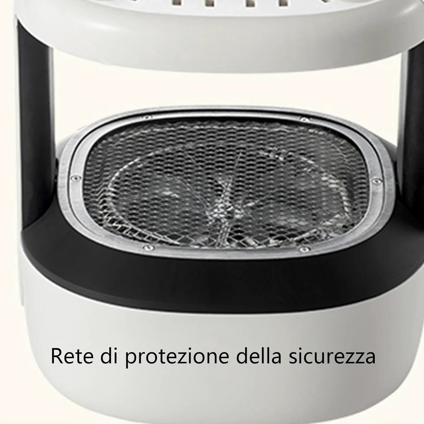 Freidora de aire de 4,5 l, multifunción, 1350 W, control de temperatura y canasta visible