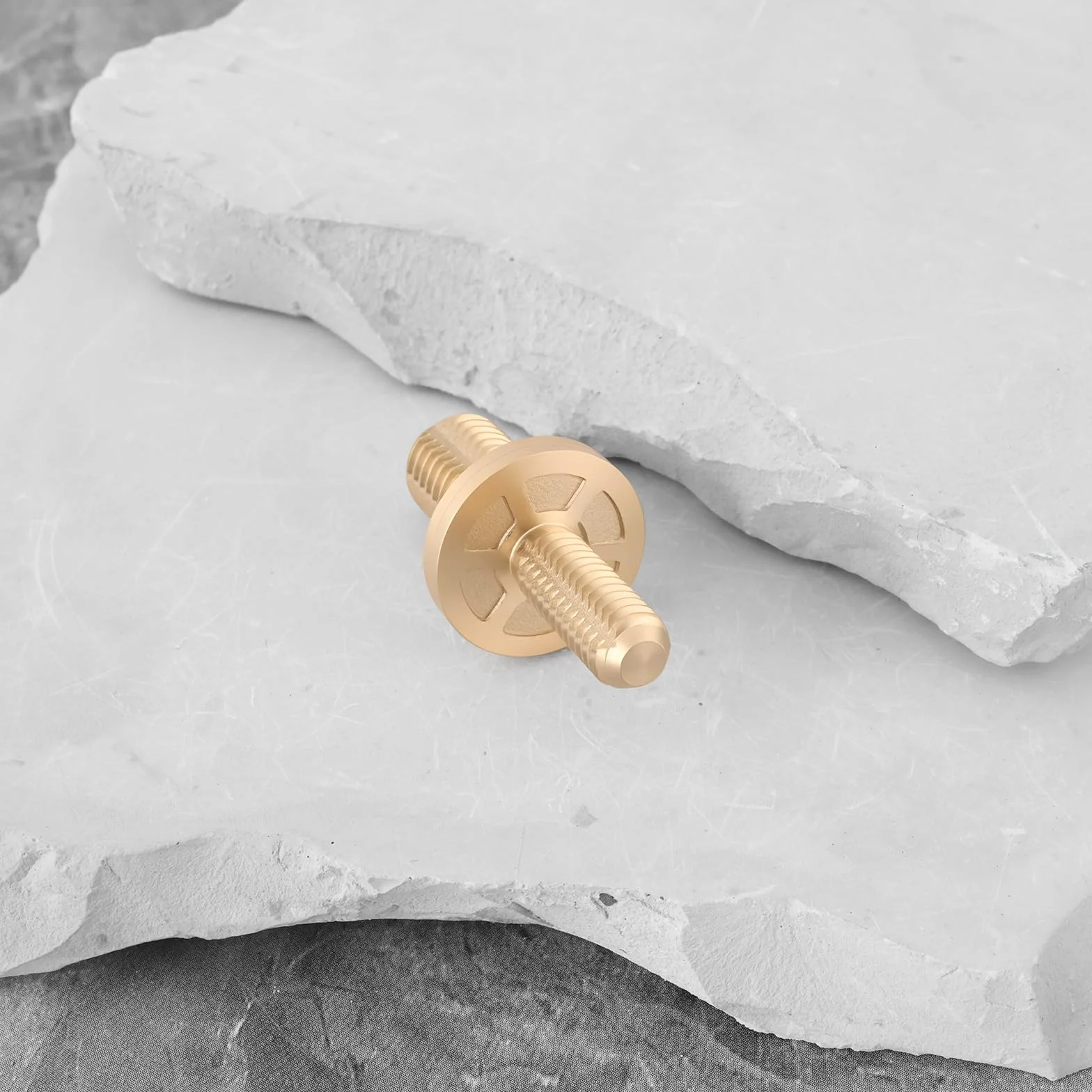 EMSea 2 tacos de billar de 1/2 pulgada con tornillo de latón para taco de billar extendido, 47,5 x 22 mm