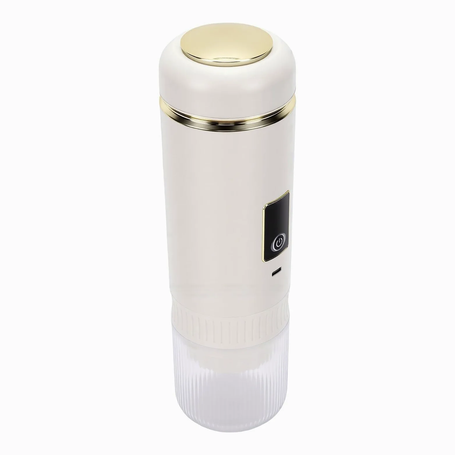 RIZGHWOY Portátil 200ML Recargable Inalámbrica, Auto-calentable para Cápsulas de café y café Molido