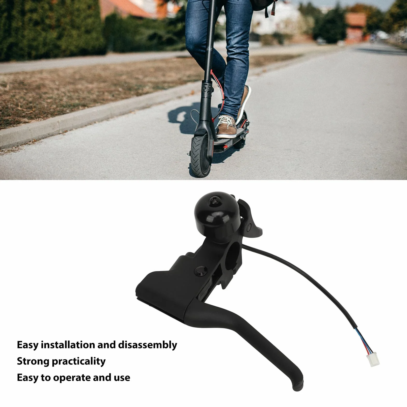 Palanca de Freno para Xiaomi 4 Pro, Mango de Aleación de Aluminio para Scooter Eléctrico