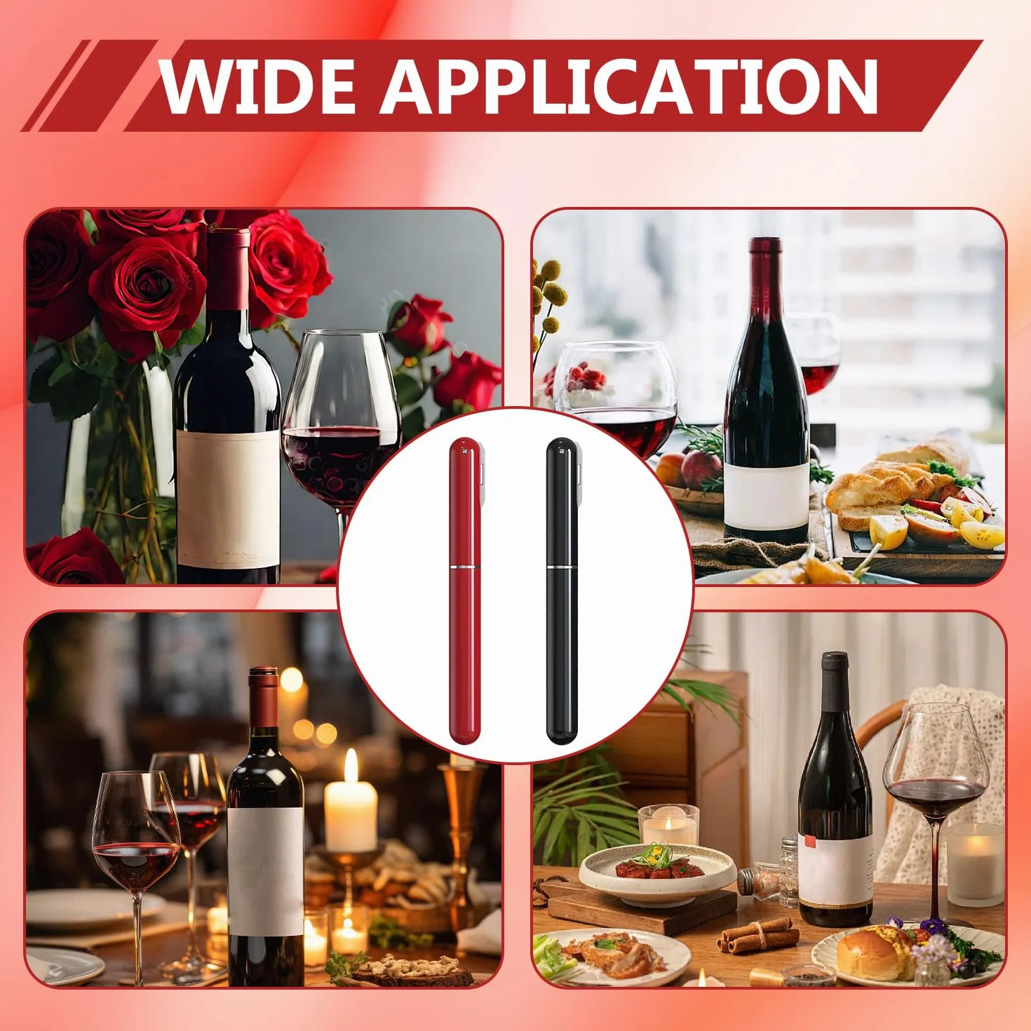 2 abridores de vino 2 en 1 con presión de aire con cortador de láminas, abrebotellas de vino, sacacorchos manual, bomba de aire, abrebotellas de vino, regalo para amantes del vino, fiestas, bodas