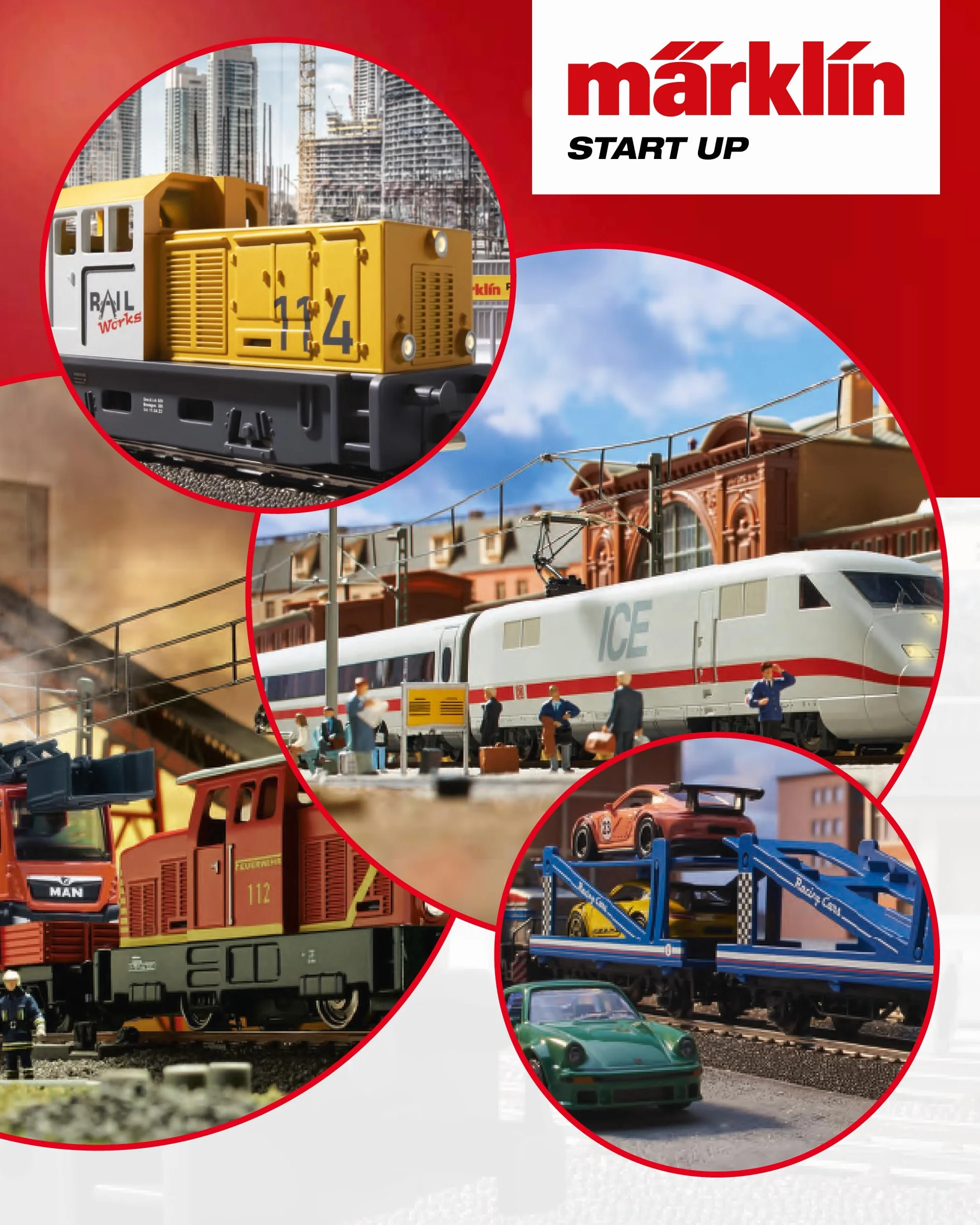 Märklin Start up 74924 - Paso de Tren automático (vía H0)
