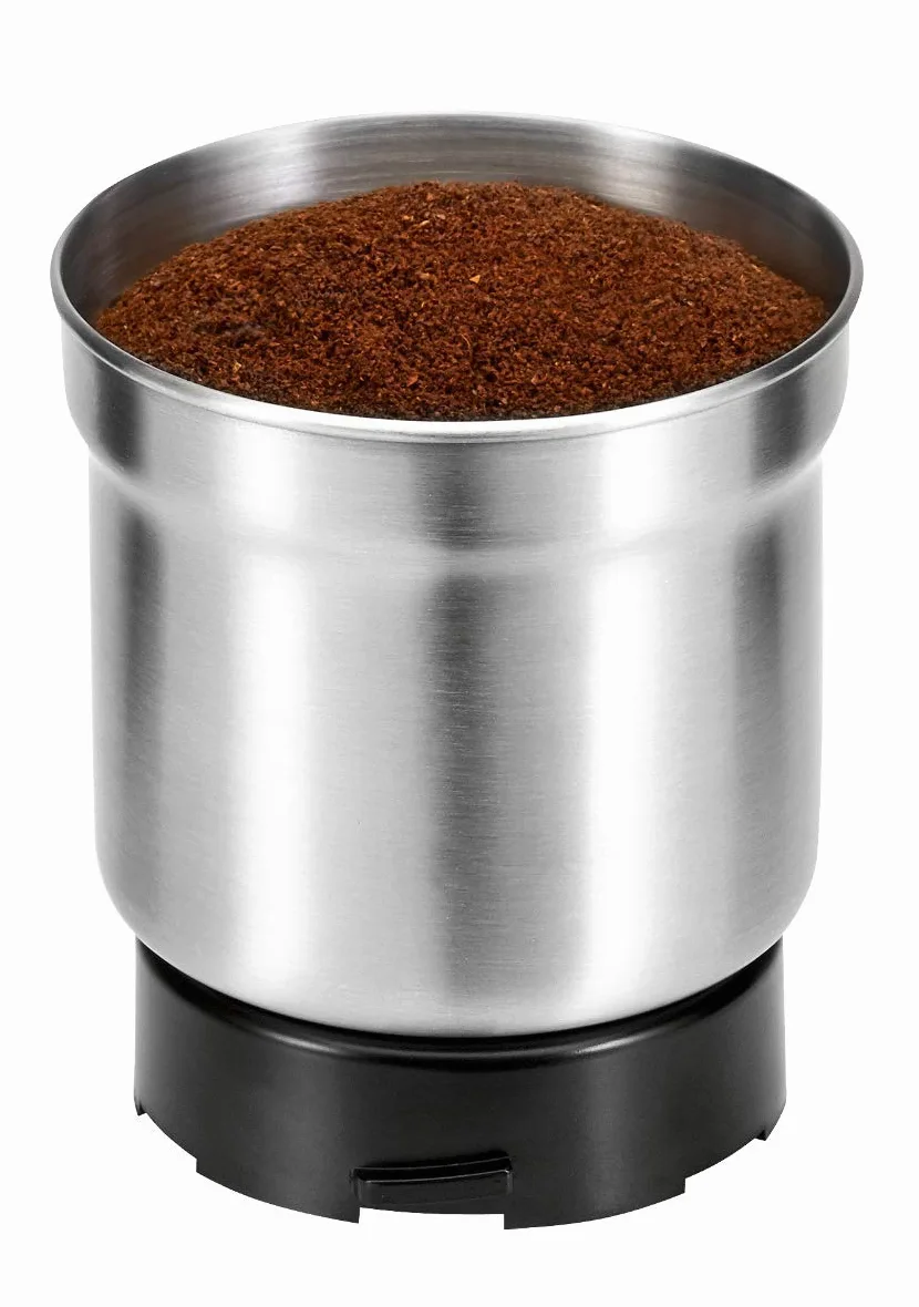 ProfiCook PC-KSW 1021 Molinillo de Café Eléctrico + Picador Multiusos, 200 W, 85 grams, Acero Inoxidable/Negro