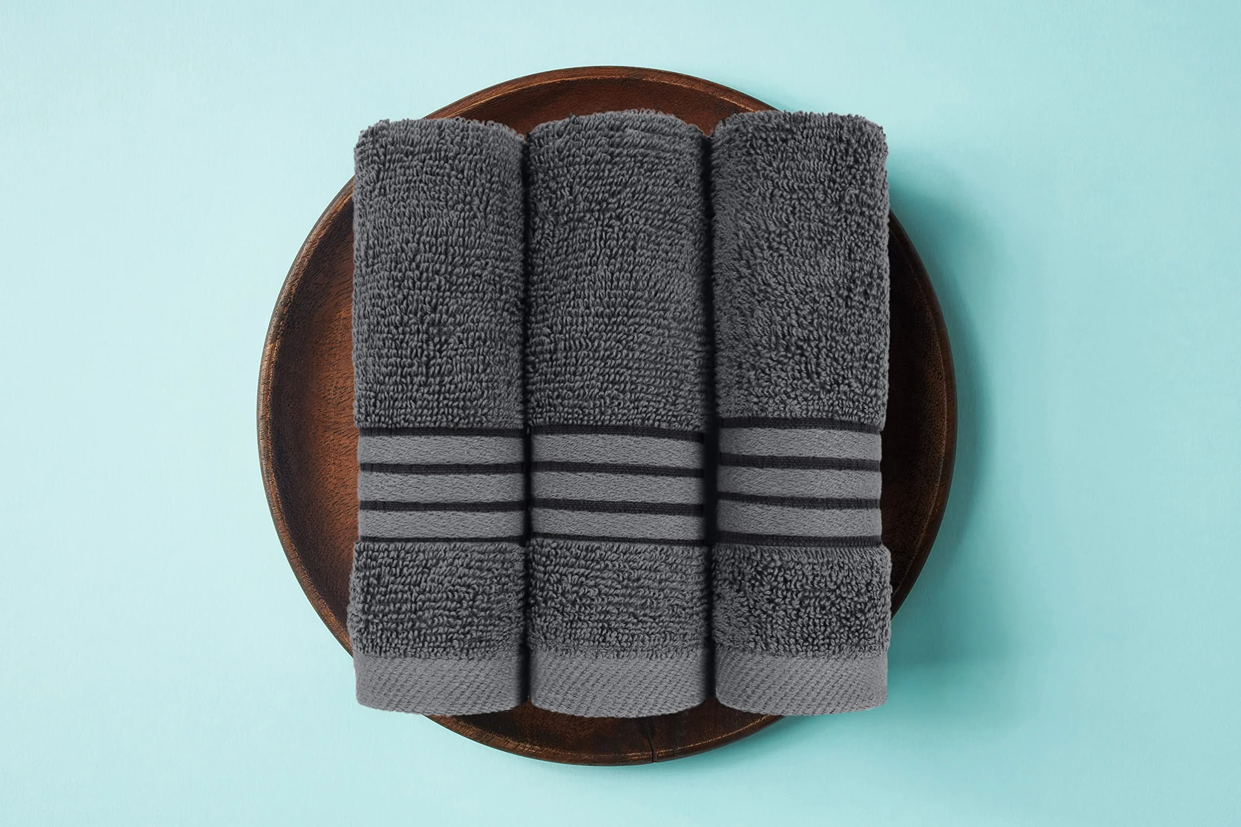 Utopia Towels Juego de Toallas Premium 8 Piezas Algodón Gris