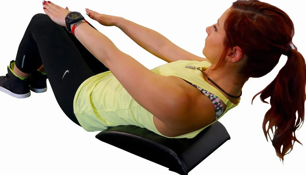 VLFit Alfombrilla para abdominales para ejercicios abdominales para entrenamiento central, soporte de espalda baja, dolor de espalda, yoga, gimnasio y entrenamiento en casa | Soporta una gama completa