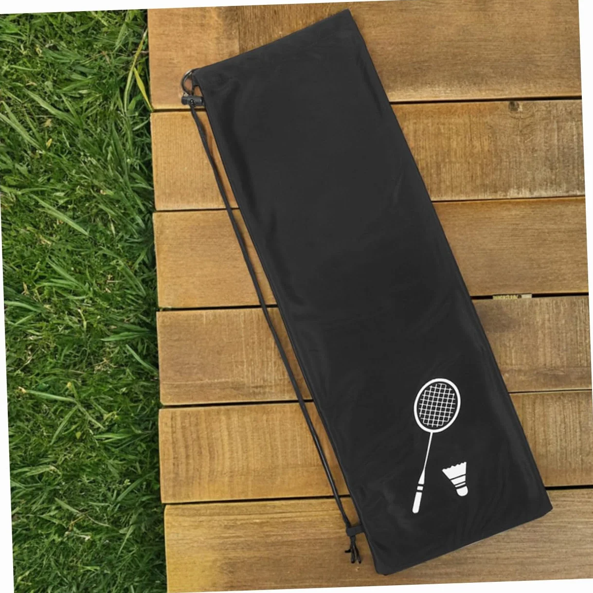 Bolsa de Bádminton de Terciopelo Grueso para Raquetas, 2 Piezas, Almacenamiento Multifuncional