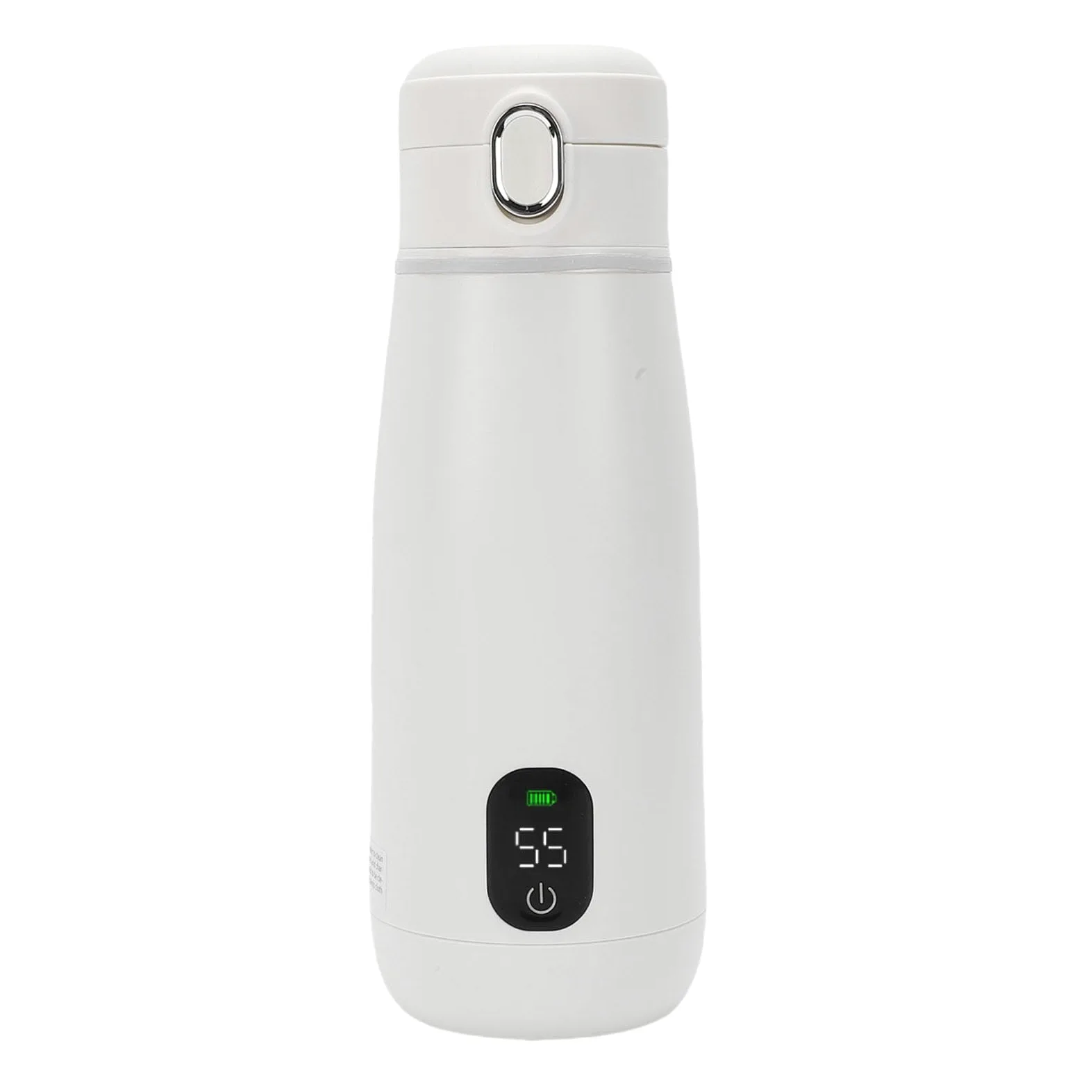 Hervidor Eléctrico de Viaje, Acero Inoxidable 316, Calefacción Inalámbrica Recargable por USB, Caldera de Agua Caliente Portátil de 350 Ml con Aislamiento Térmico, para Camping