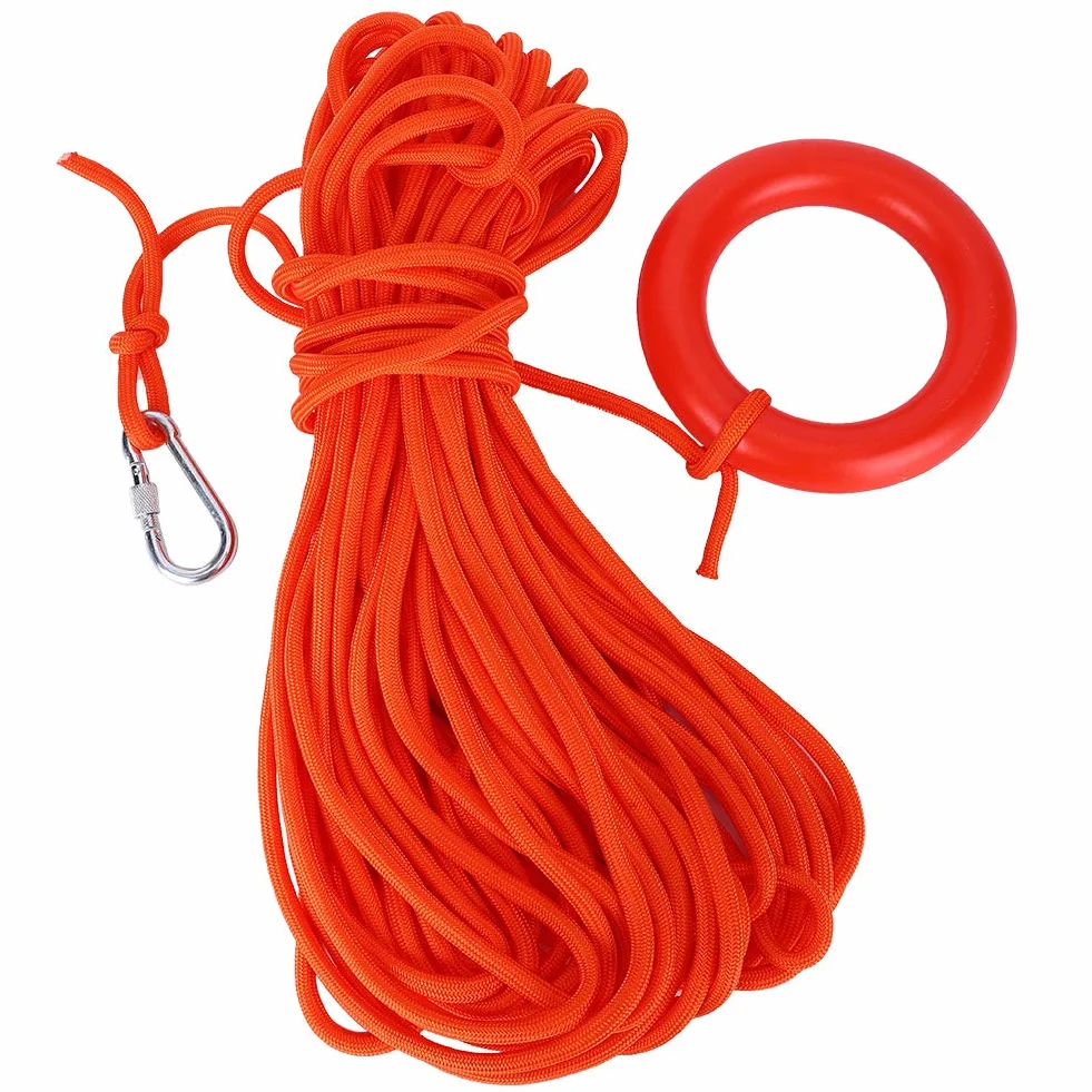 Cuerda de rescate 8 mm nailon flotante salvavidas barco seguridad buceo natación