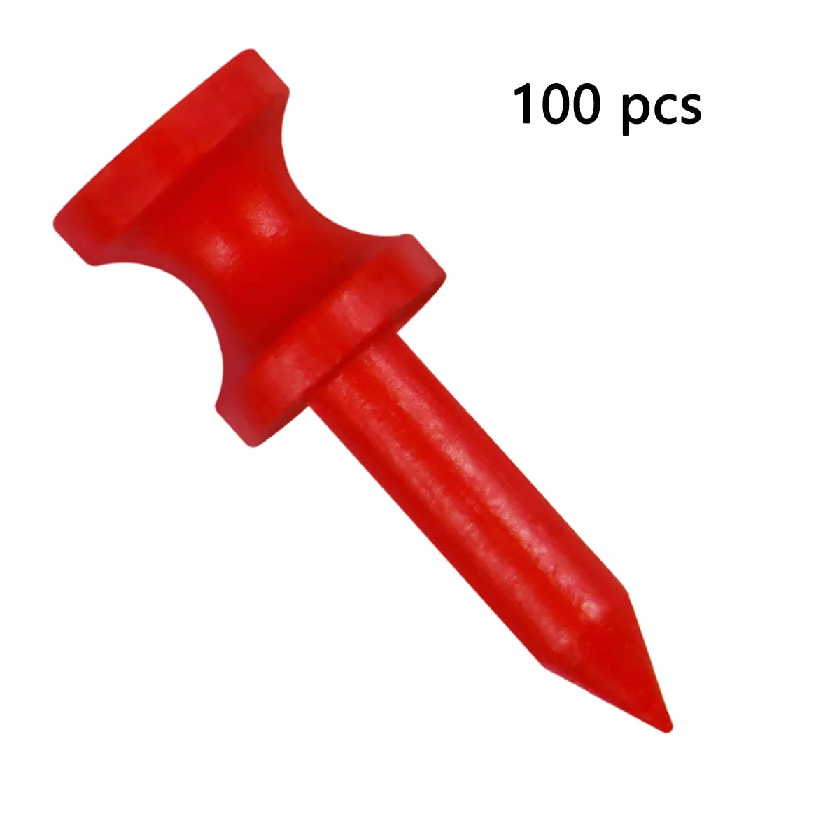 Bamboo Golf Tees 100 Piezas 32mm Rojo