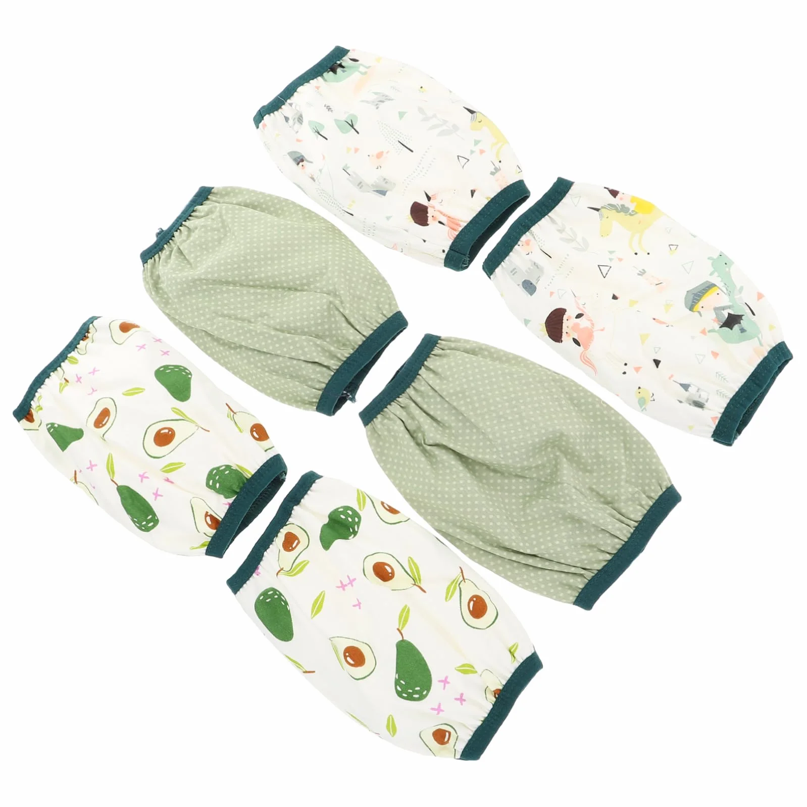 Manga de brazo para niños, protección de destete de algodón