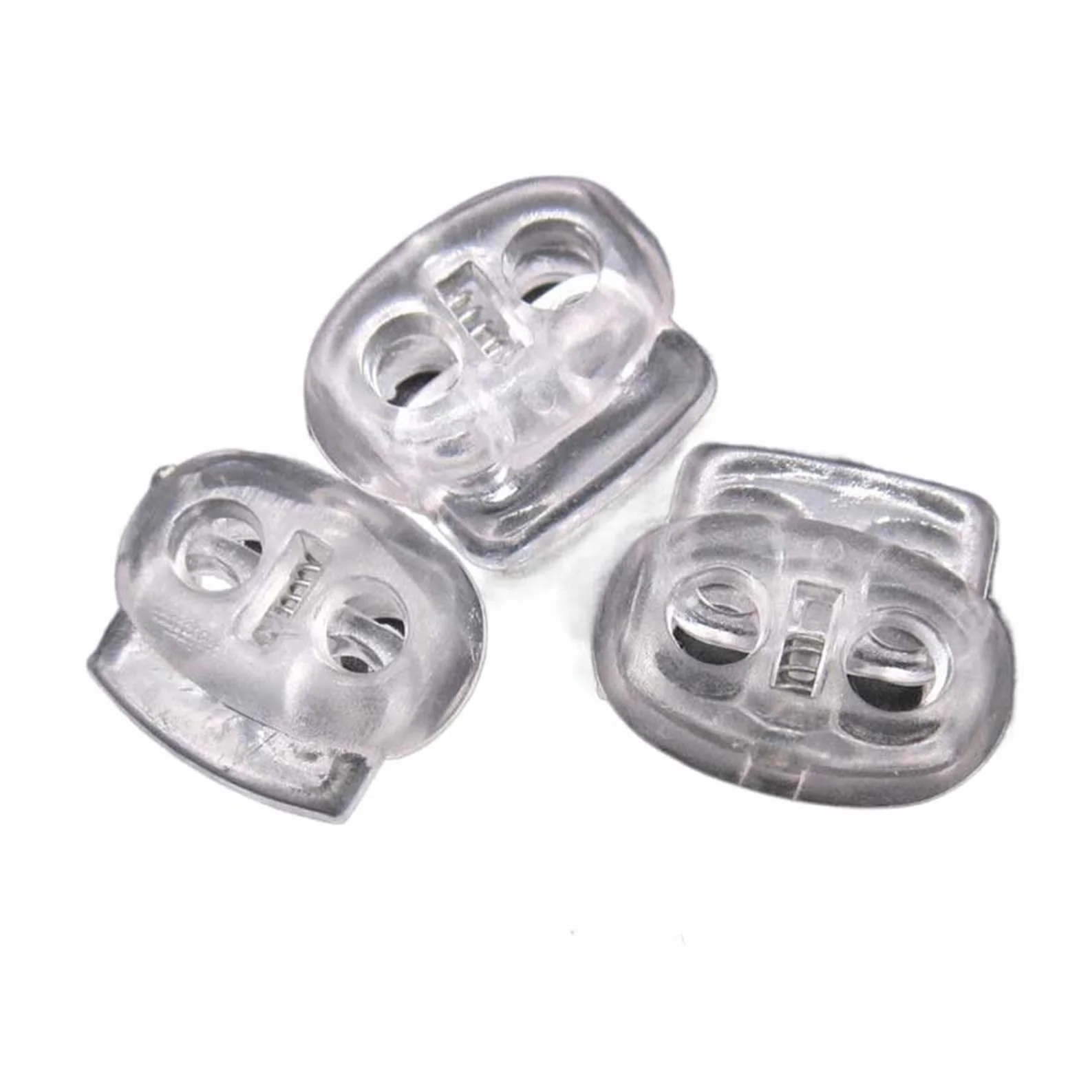 Cerradura de Cordón 500 Uds., 4mm-5,5mm, tapón de plástico de doble orificio, cerraduras for cordón, Clip de palanca con cordón, ropa, cordones, accesorios de botón for ropa deportiva ( Color : 18mm C