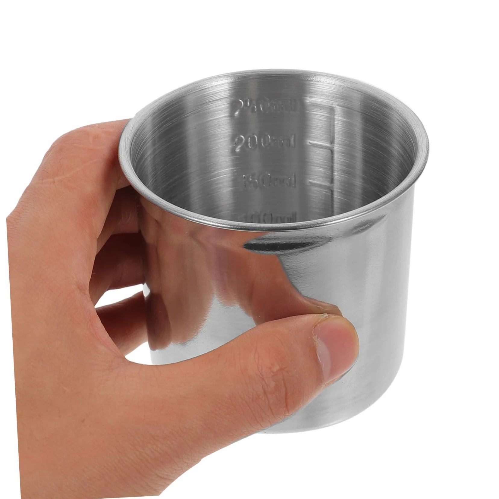 3piezas Vaso Medidor De Inoxidable Con Doble Recipiente De Almacenamiento Multifuncional Para Cocina Contenedor Para Ingredientes Con Precisamente