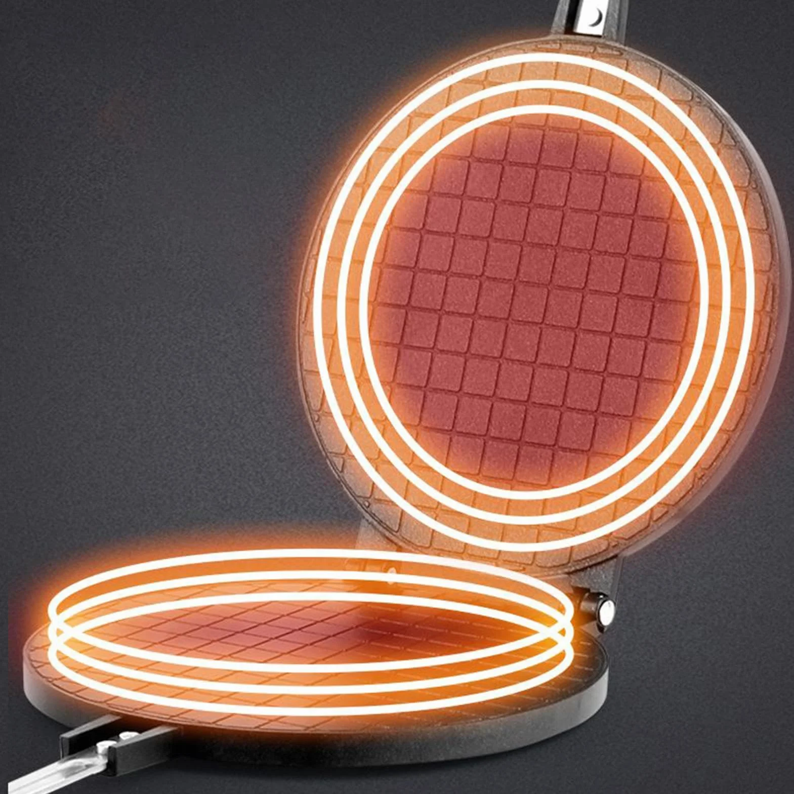Crepera Para Conos De Helado - Máquina Para Cucuruchos De Helado Y Barquillos - Molde Y Placa Para Hornear Para Cumpleaños Hogar Acampada Pasteleria Bocadillos Crujientes Desayuno | Para