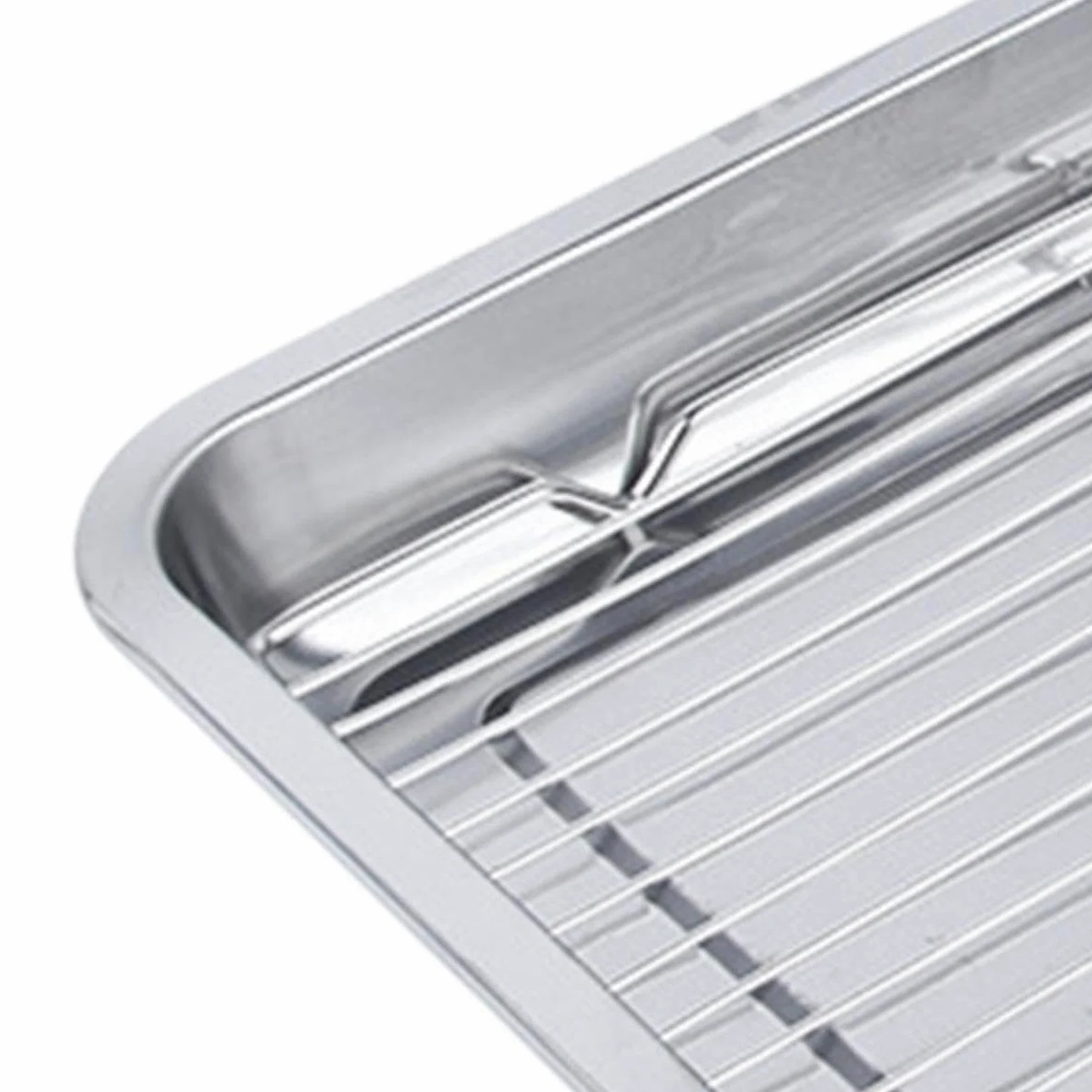 Bandeja para Hornear con Rejilla, Bandeja para, Utensilios para Hornear, Bandeja para para Cocinar, Reuniones Familiares, Restaurant, tal como se describe, 45cmx35cmx48cm