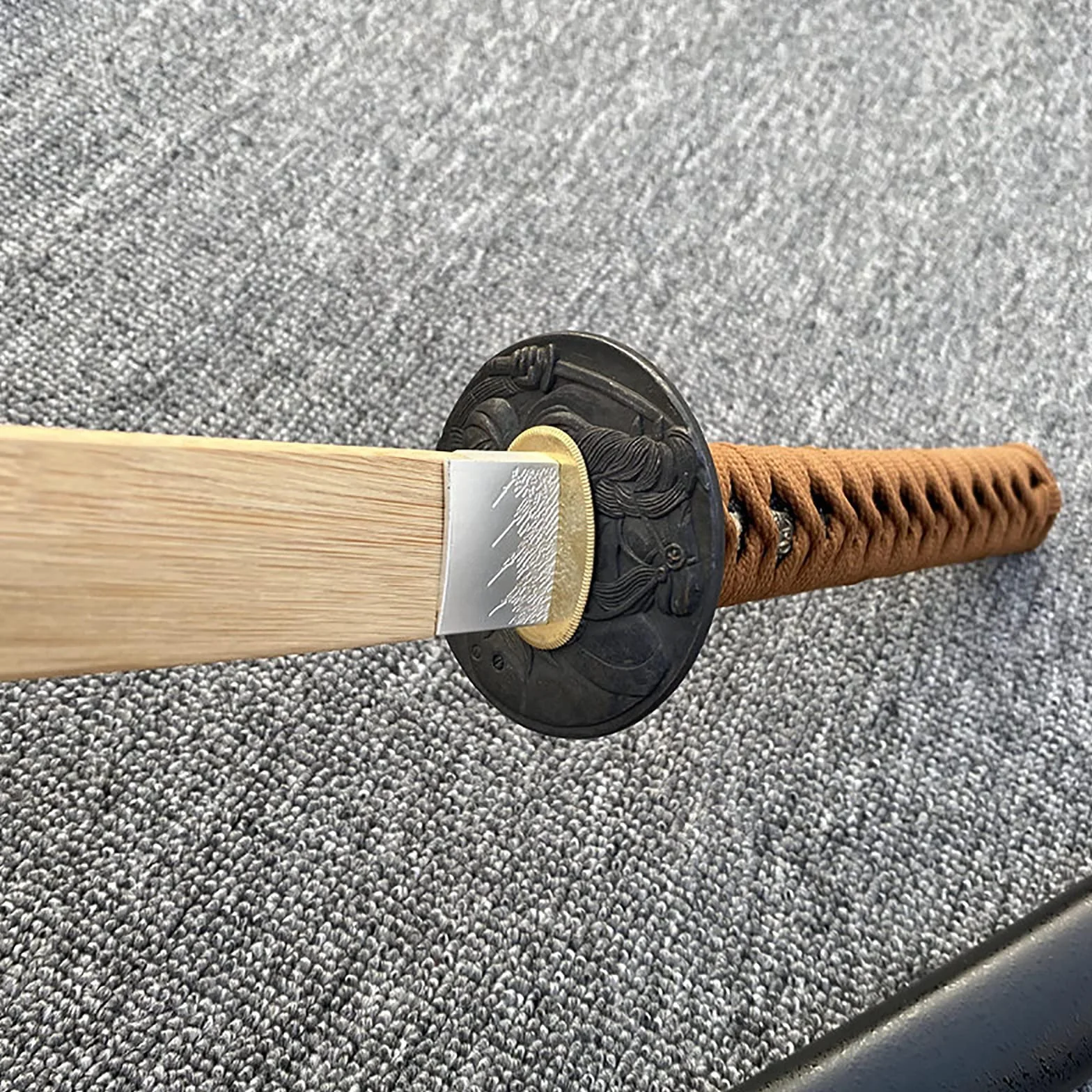 Katana Iaido Boken 102cm madera bambú hecha mano vaina entrenamiento Kendo artes marciales japonesas