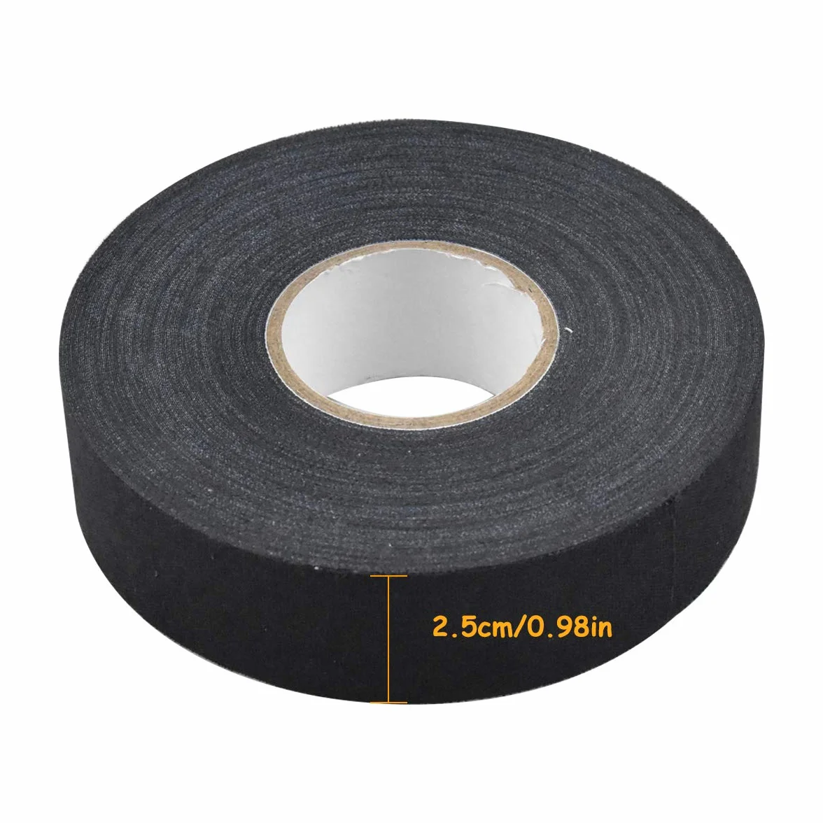 Cinta de Hockey 2 Rollos 2,5cm x 25m Autoadhesiva Antideslizante para Stick, Raqueta, Tenis, Golf, Bádminton