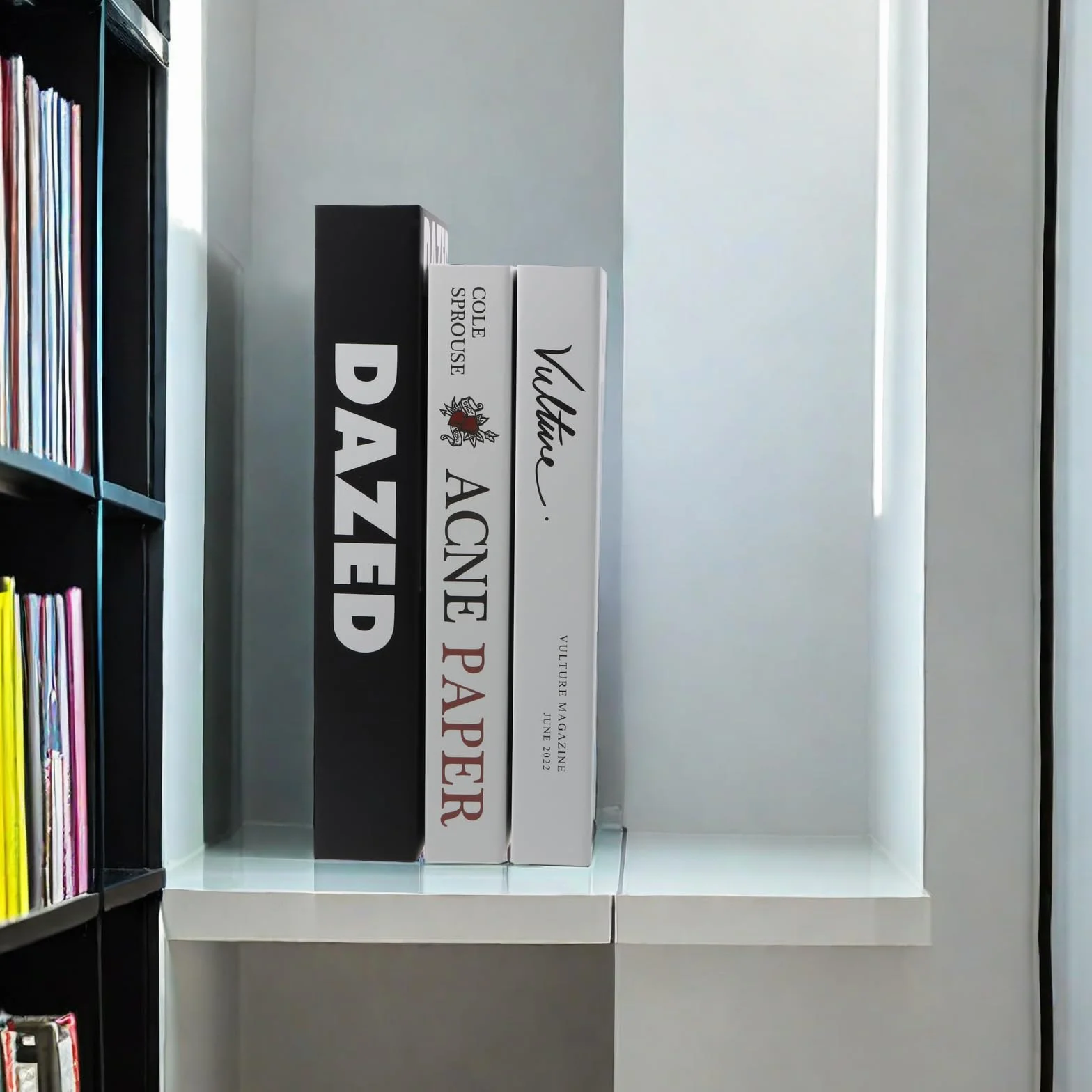3 Piezas Libros Falsos Decorativos, Libros de Decoración Apilado, Libros de Exhibición Falsos, Libros Falsos de Moda para Decoración Hogareña, Libros de Imitación Modernos, Sin Páginas