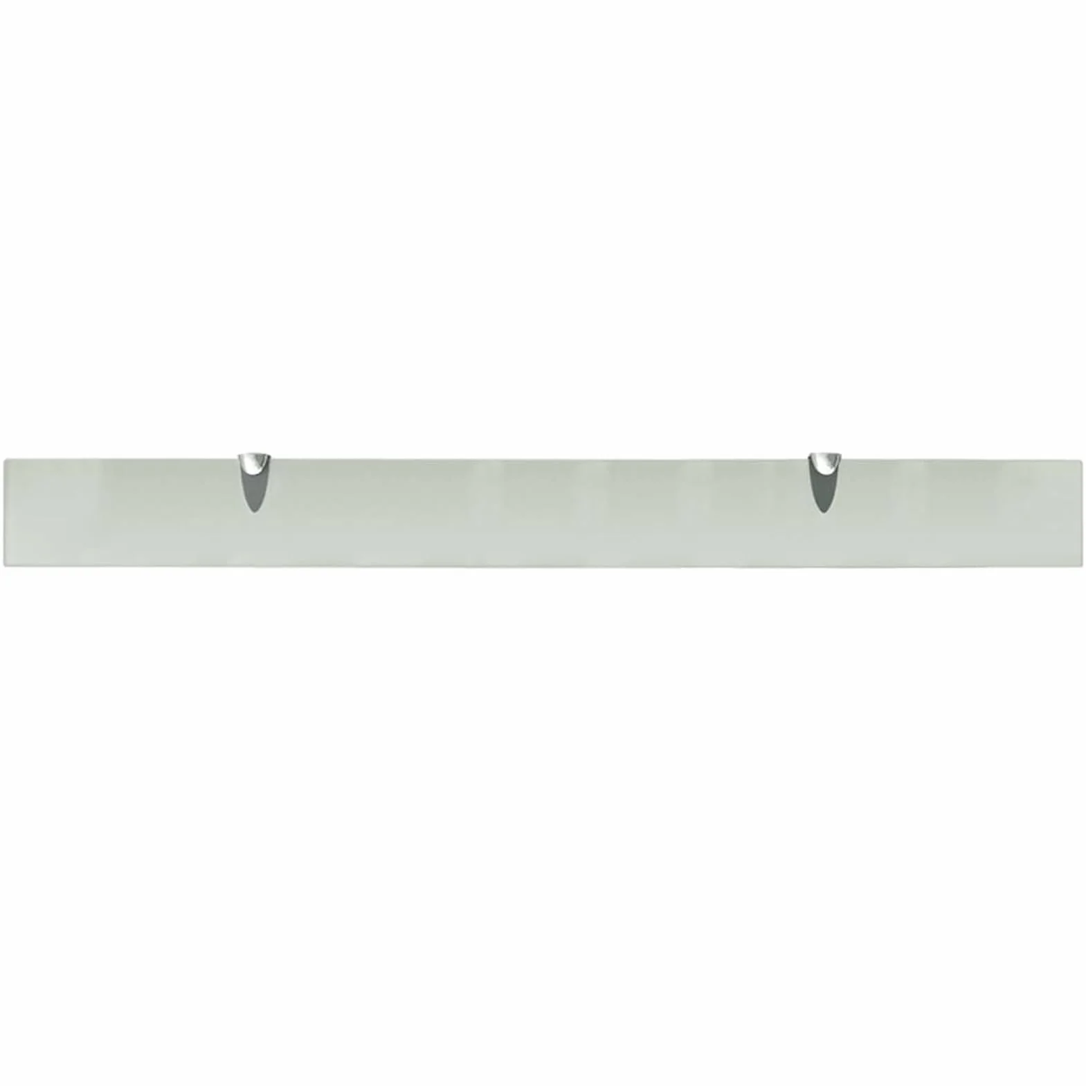 Homgoday Estantes flotantes de cristal, 100 x 10 cm, 8 mm, armario librería, vitrina, librería vertical, ahorra espacio, estantería de suelo, para salón, estudio, modelo 3051517