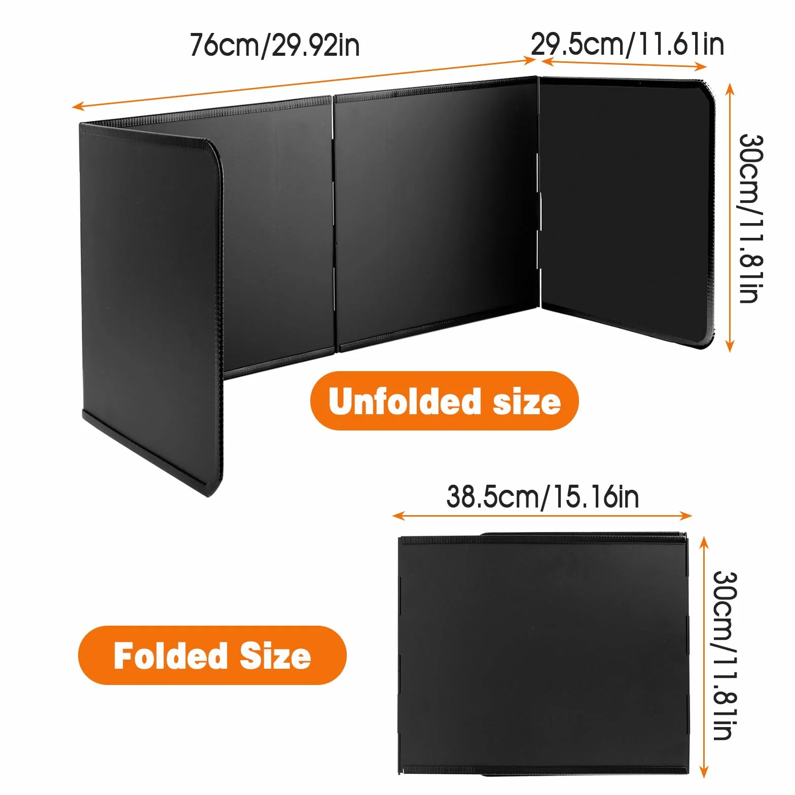 76*29*30cm Protector Salpicaduras Cocina, 3 Lados Panel Protector Antisalpicaduras Cocina Plegable Resistente al Calor, Protección Antisalpicaduras Pantallas con paño de limpieza, para Cocinar/Hornear