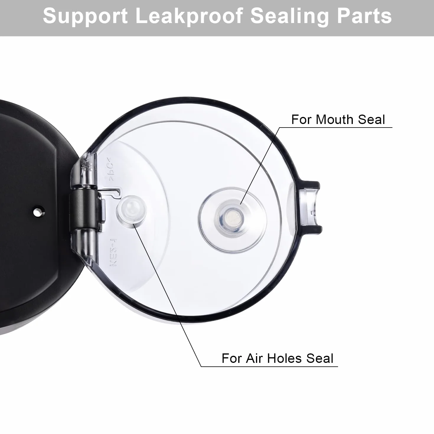 Super Sparrow Piezas de sellado de repuesto originales, sin BPA, adecuadas para tapas de botella de 350 ml/500 ml Tritan