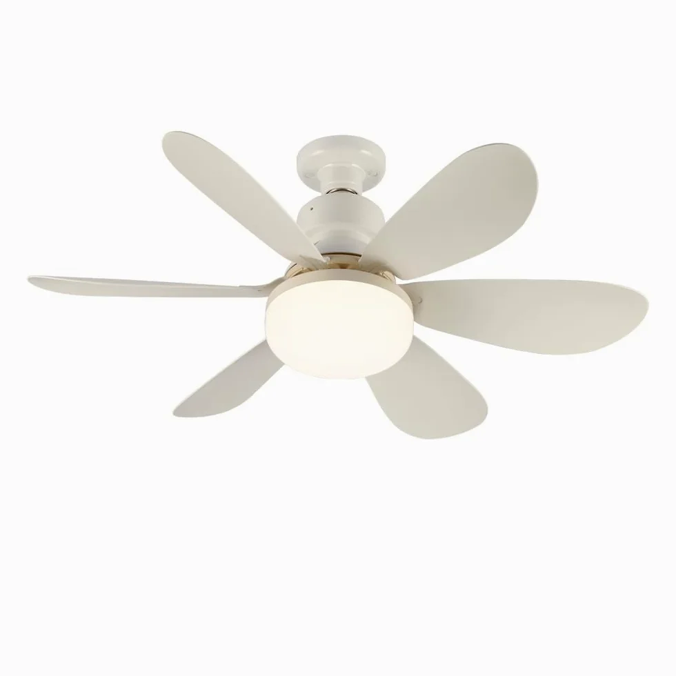 wonderlamp - Bombilla con ventilador de techo LED Altari E27 Blanco 18W con Mando a Distancia y CCT 3000-4000-6000K, Bombilla con aspas