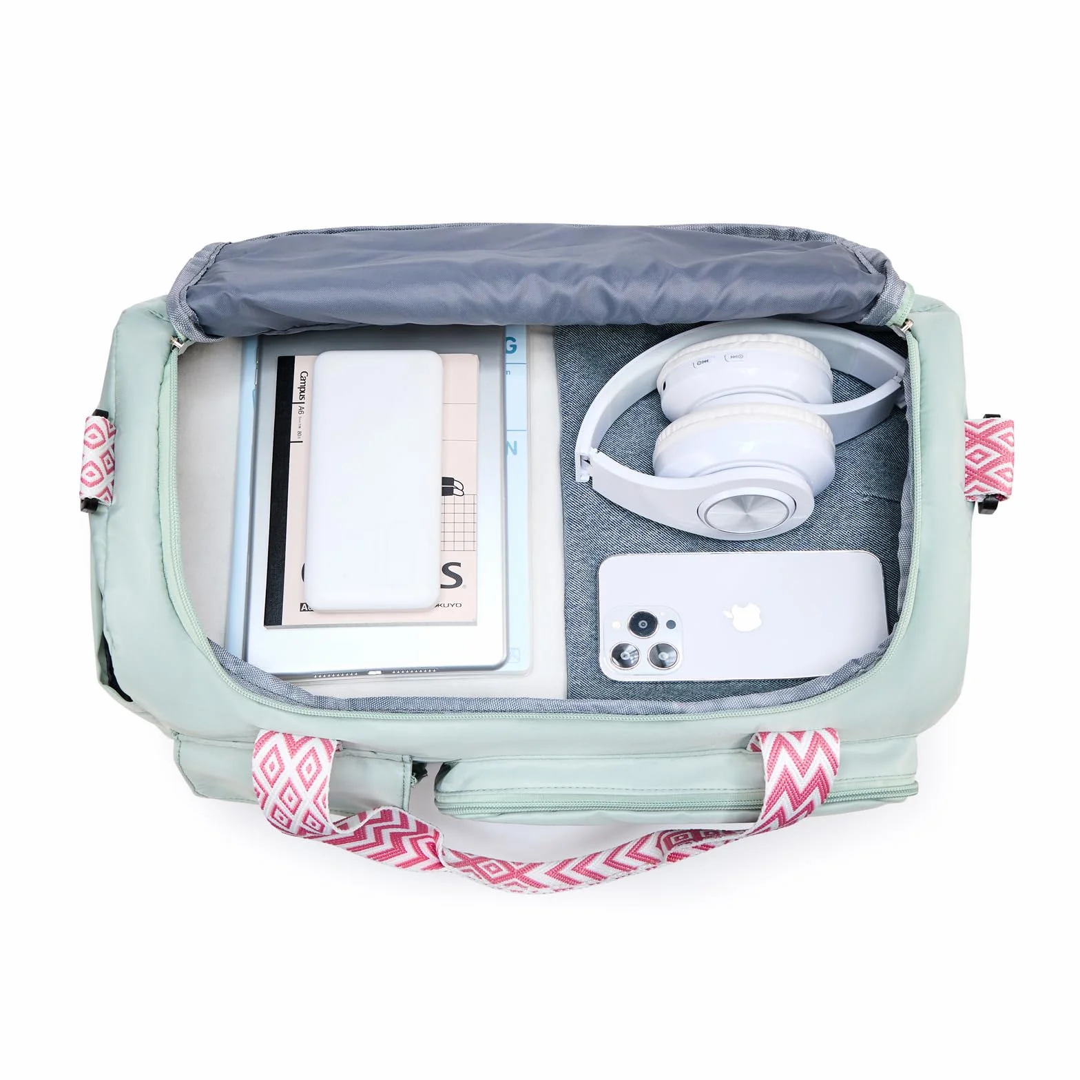 Bolsa de deporte mujer pequeña viaje compartimento zapatos S