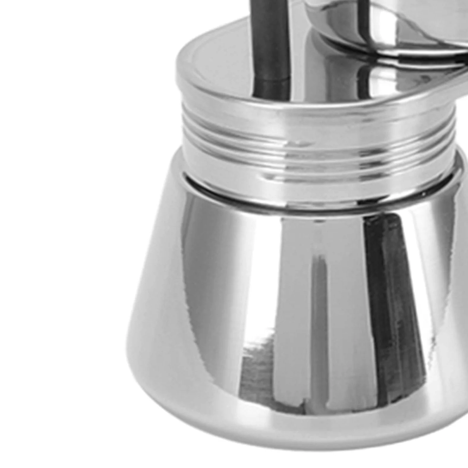 Tyenaza Cafetera Moka de un Solo Pico, Cafetera Italiana Clásica de 220 Ml, Mini Cafetera Espresso para Estufa, Juego de Moka de café DIY, con Copa, para Fiestas Al Aire Libre, Viajes(12,5 x 21 cm)