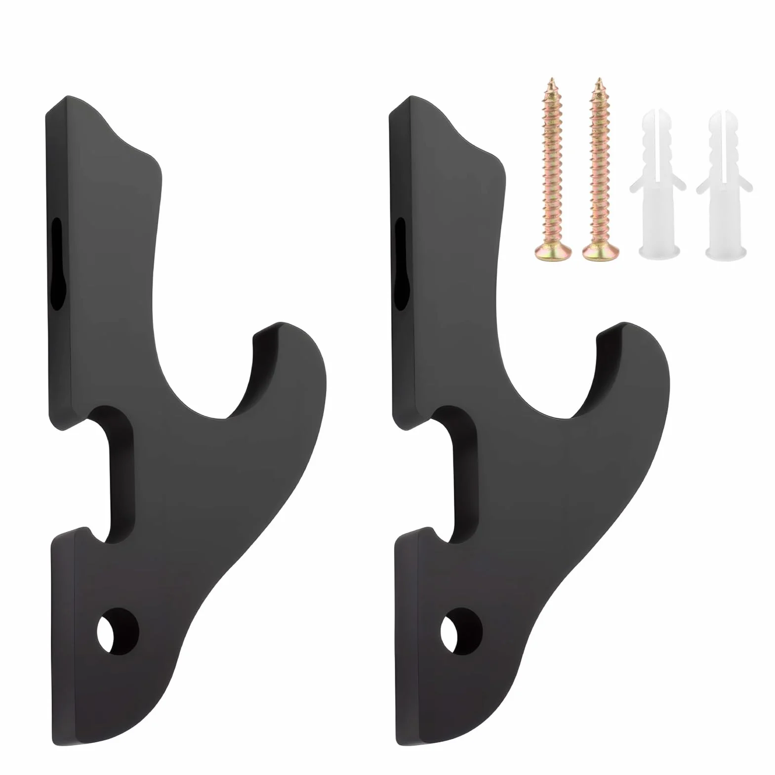Soporte de Pared para Katana de Madera Negro, Gancho Universal para Espadas Samurái Tanto Wakizashi