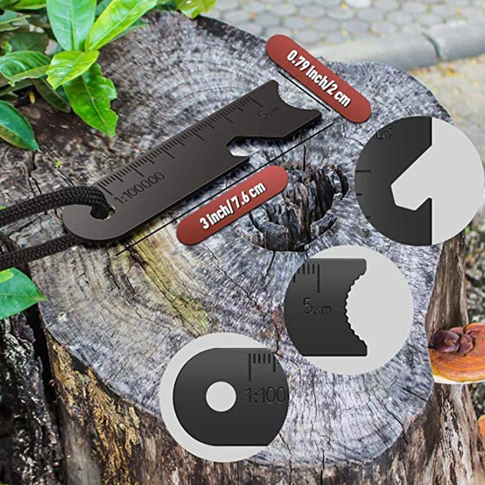 Raspador de pedernal 10 Piezas Acero al Fuego para Exteriores Supervivencia Bushcraft