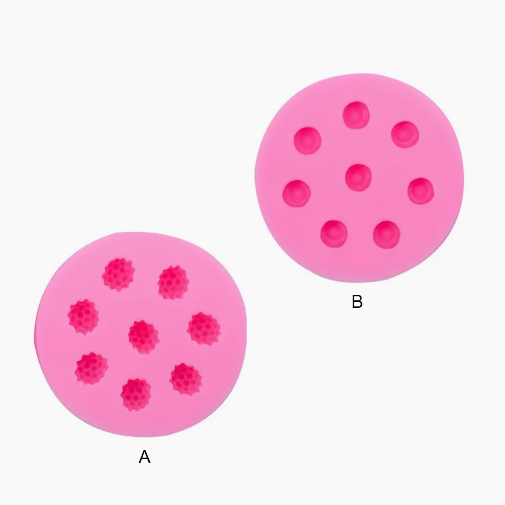 Juego de 10 moldes de silicona para chocolate, portátiles, de repuesto, con forma de fruta, para pasteles, galletas, pastelería, hogar, panadería, frambuesa