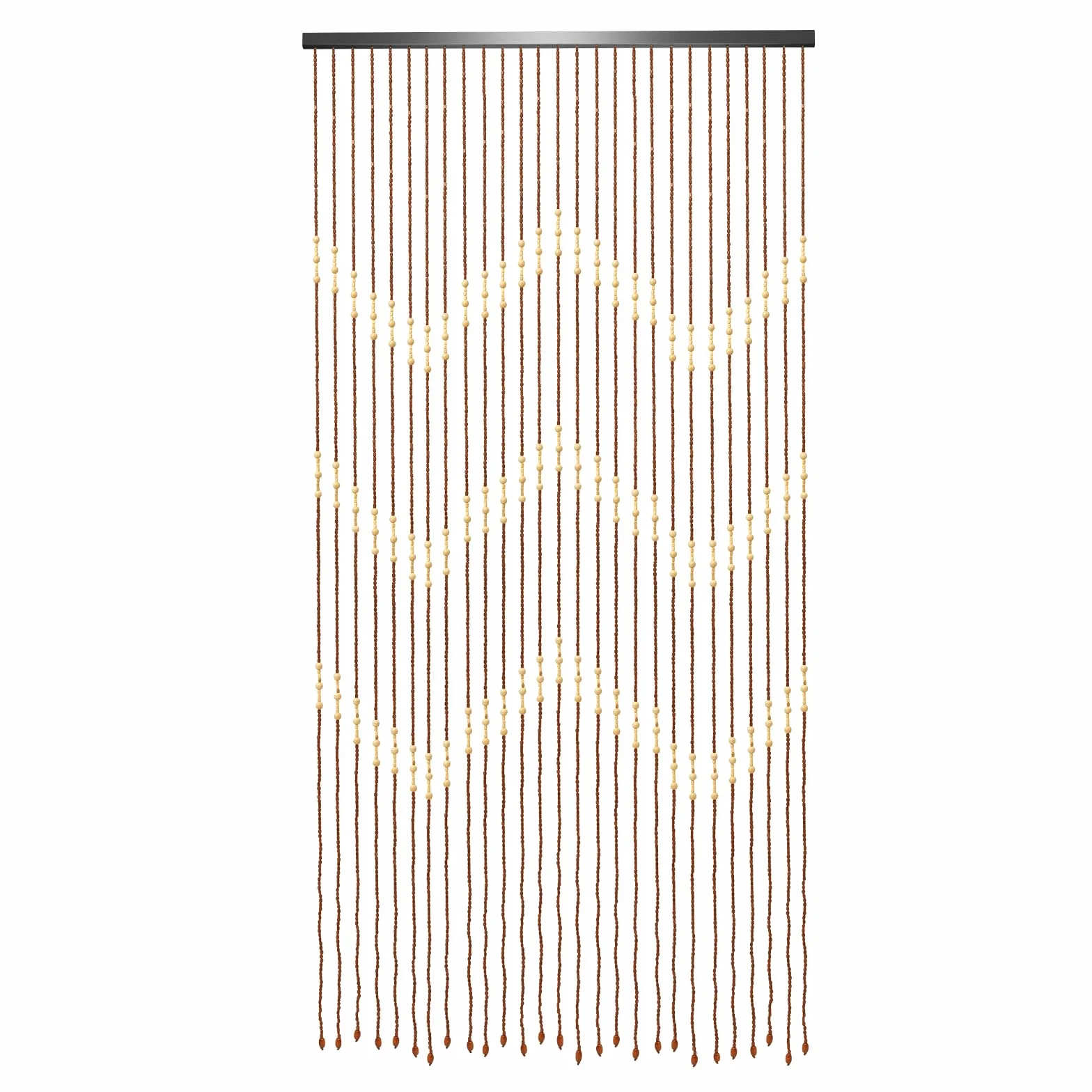 Generic - Cortina de cuentas de madera (bambú, 90 x 175 cm), diseño retro