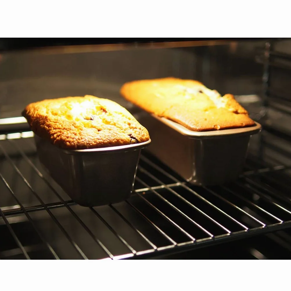 GCX- Molde de la Torta de la hornada Herramientas Rectangular bizcocho Pan del Molde Antiadherente Mini Tostadas Box Brownie Molde Conveniente (Size : S)