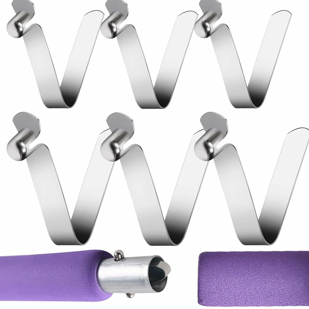 Kayak Paddle Snap Clip de Resorte 6 Pcs para Tienda de Campaña Toldo Tubo Telescópico