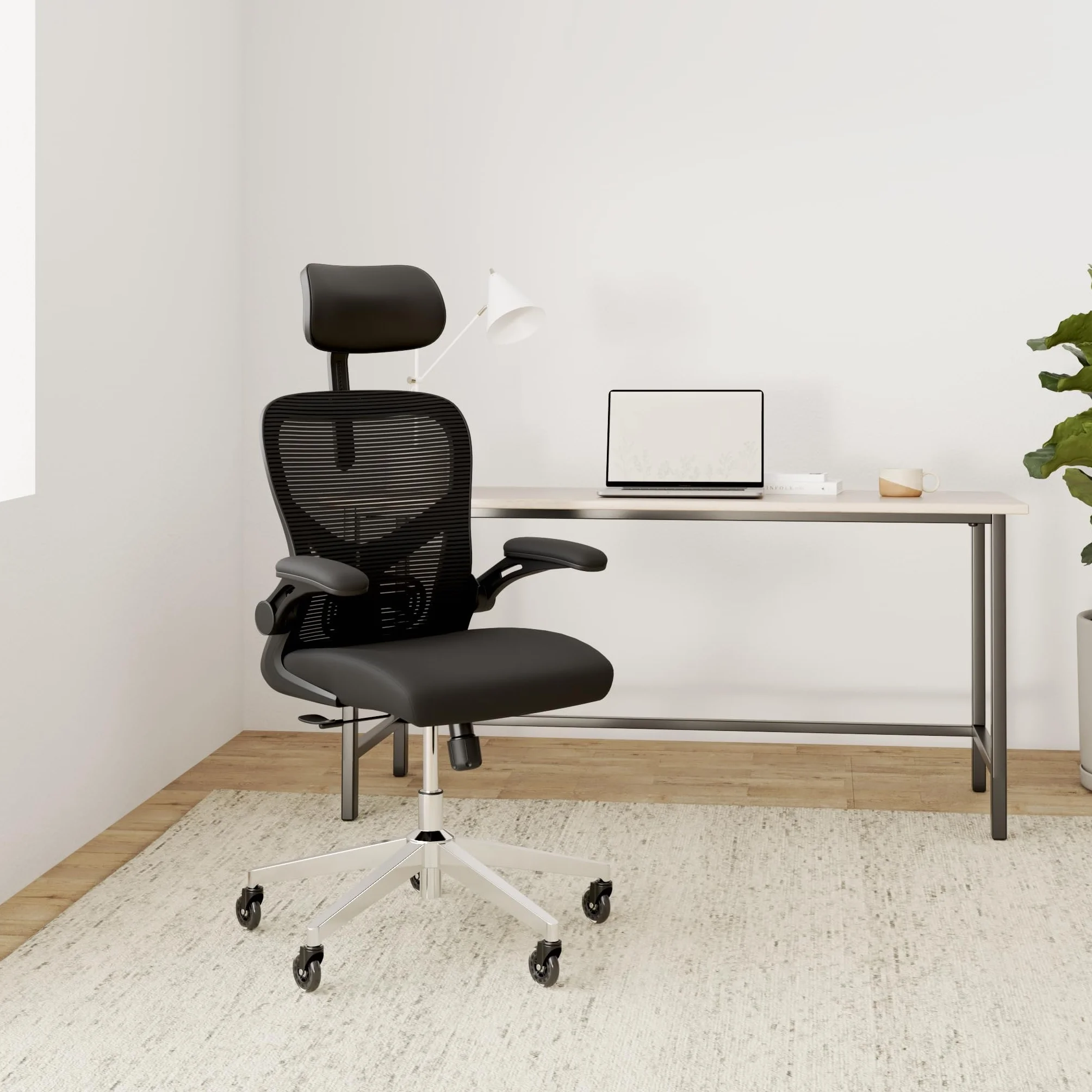 CLOUVOU SmartSeat Silla ergonómica de escitório [GANADORA DE PUREBAS] Silla de Oficina para Gamers Ajustable al 100%, giratoria, cómoda y Resistente hasta 150 kg | Ideal para Trabajo y Estudio